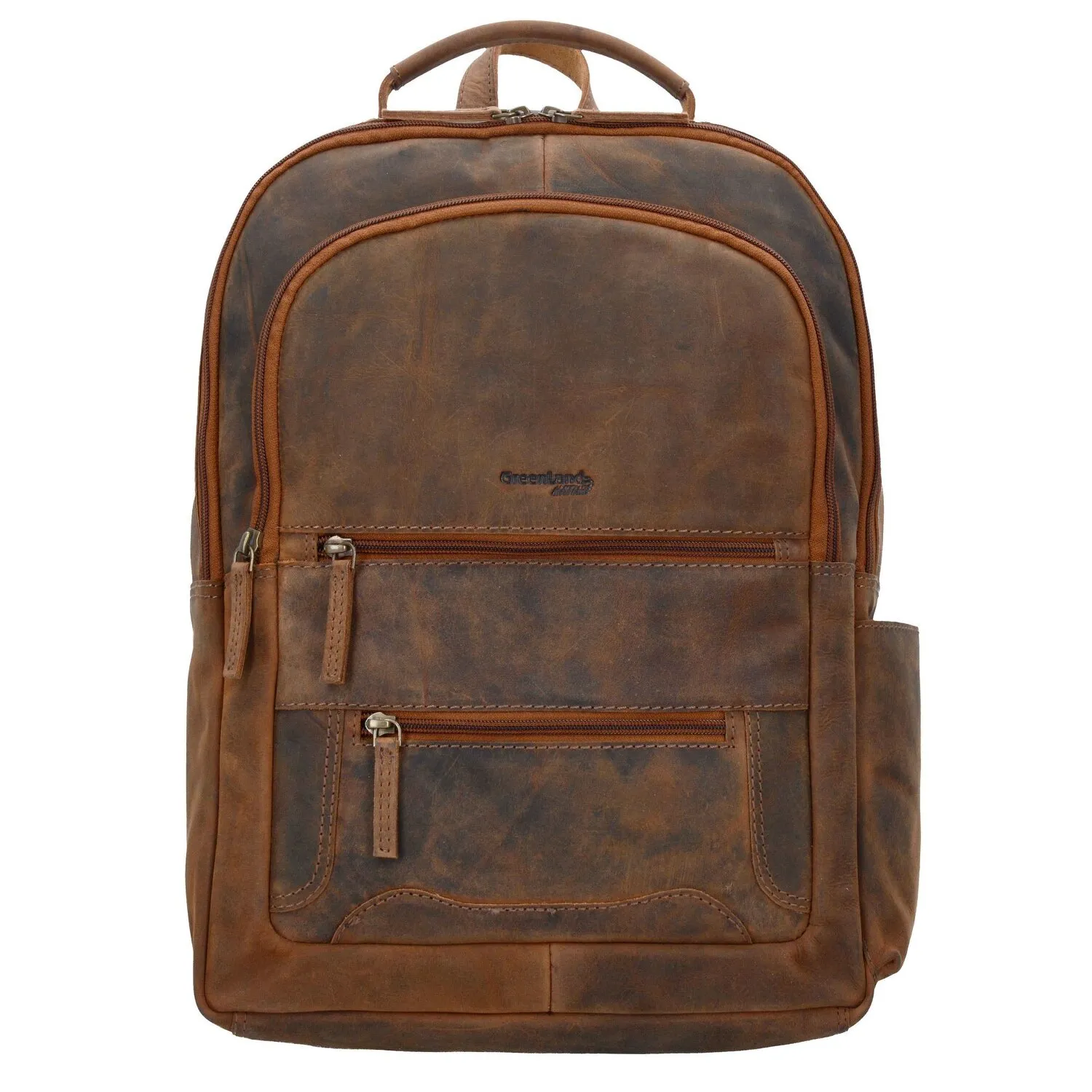 Greenland Nature Montenegro Zaino in pelle 40 cm Scomparto per laptop