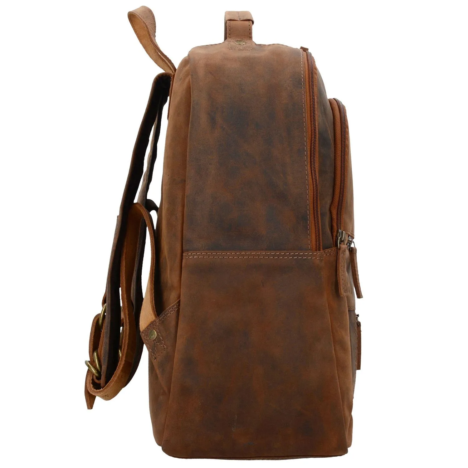 Greenland Nature Montenegro Zaino in pelle 40 cm Scomparto per laptop