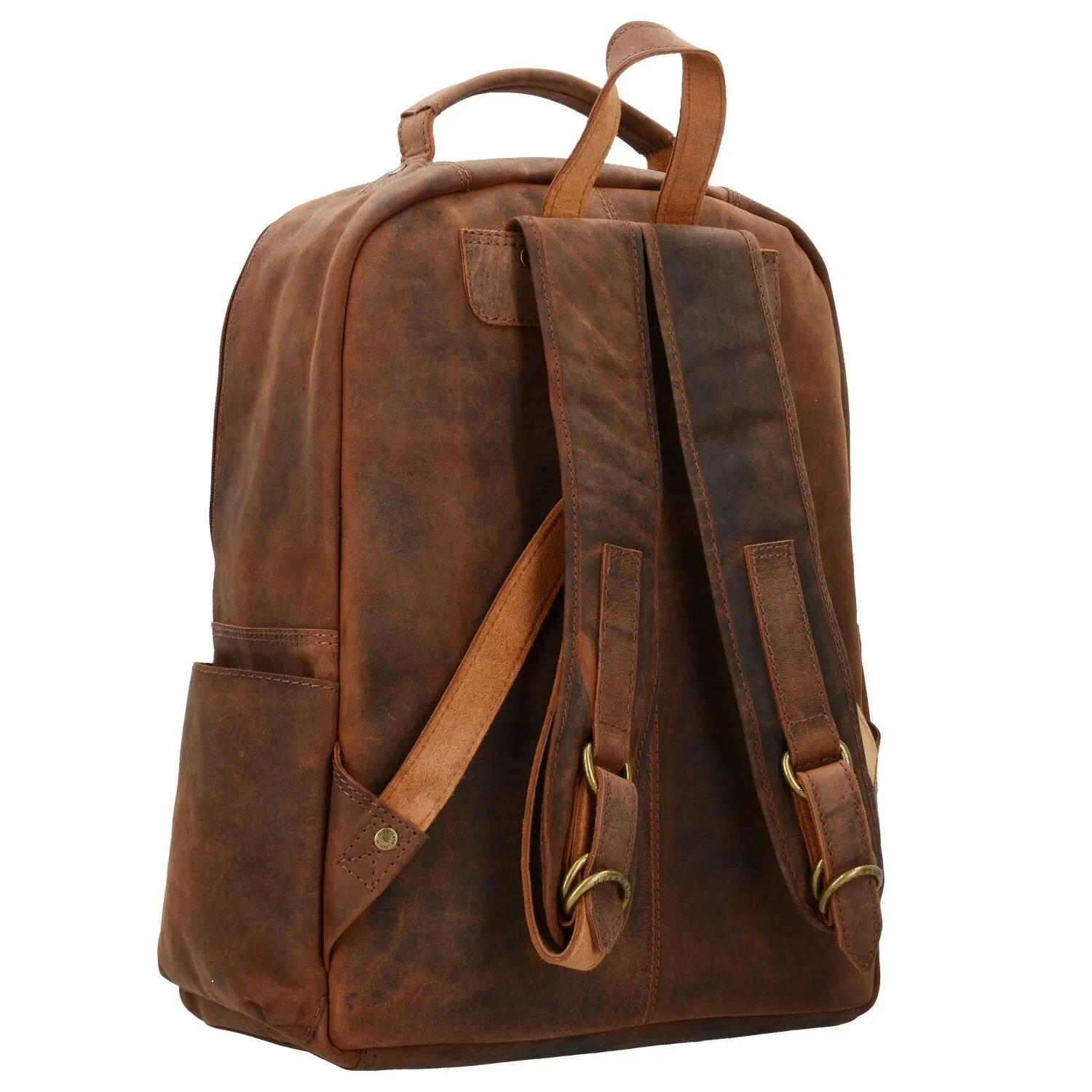 Greenland Nature Montenegro Zaino in pelle 40 cm Scomparto per laptop