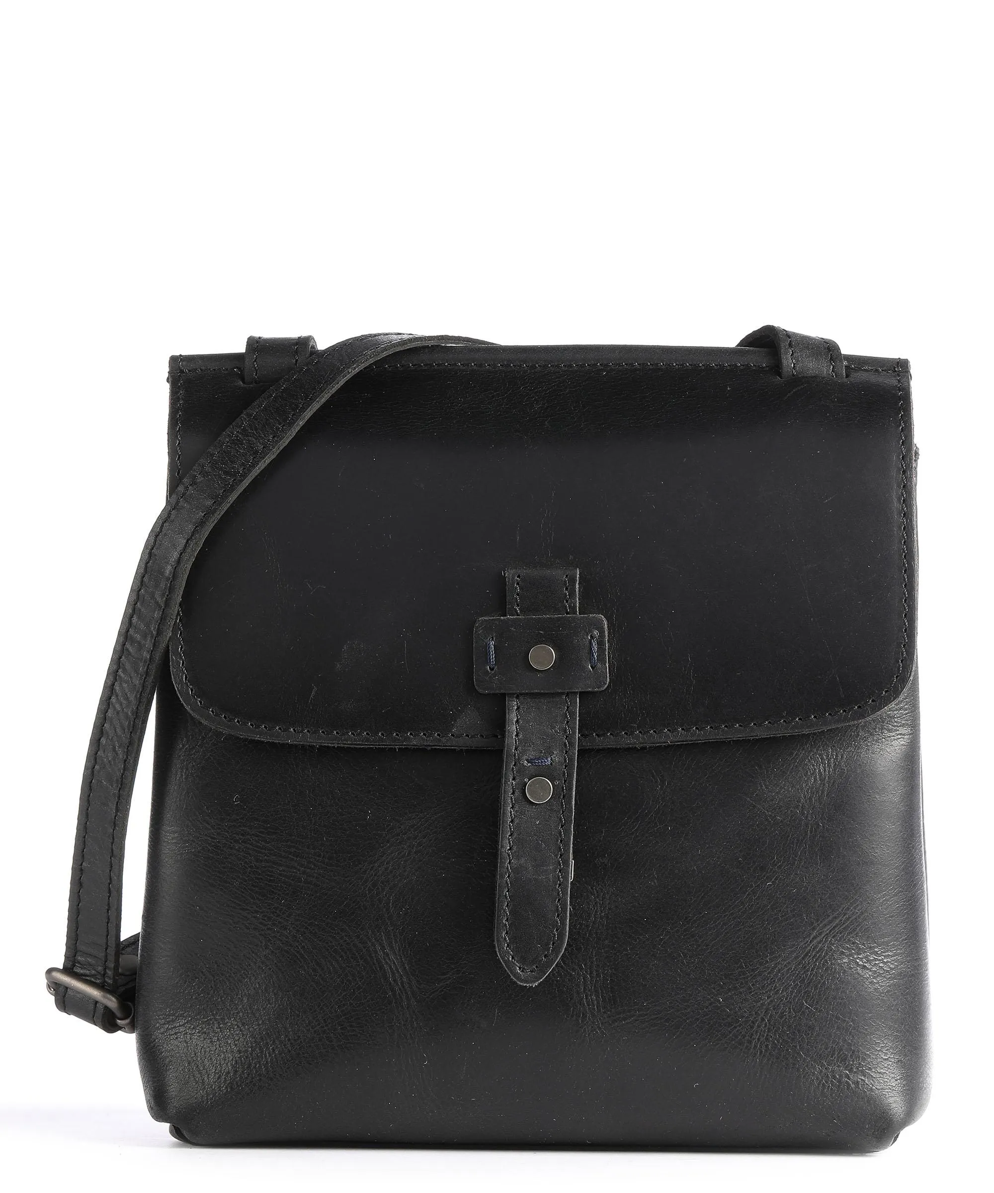  Harold's Aberdeen Borsa a tracolla pelle bovina nero  