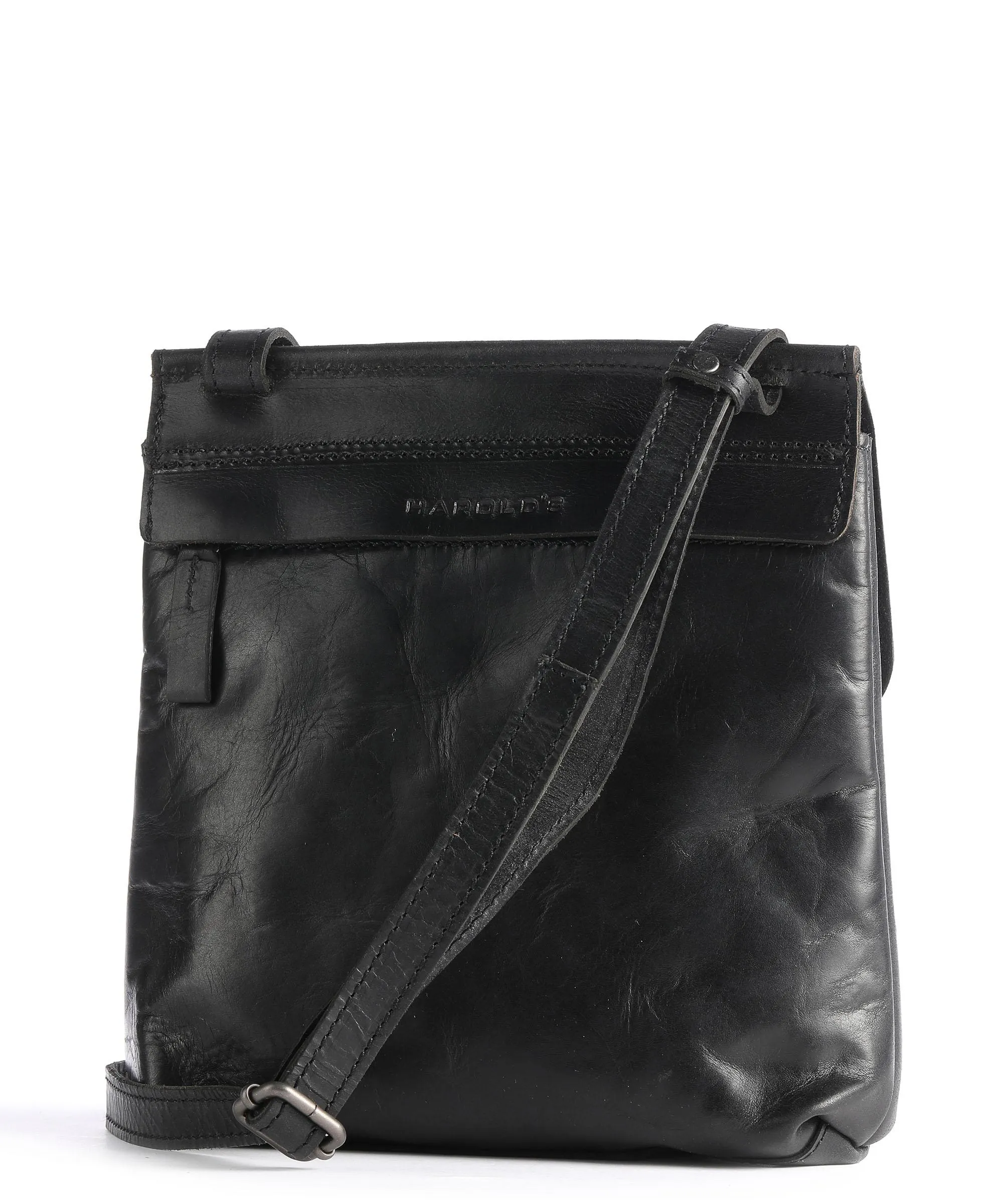  Harold's Aberdeen Borsa a tracolla pelle bovina nero  