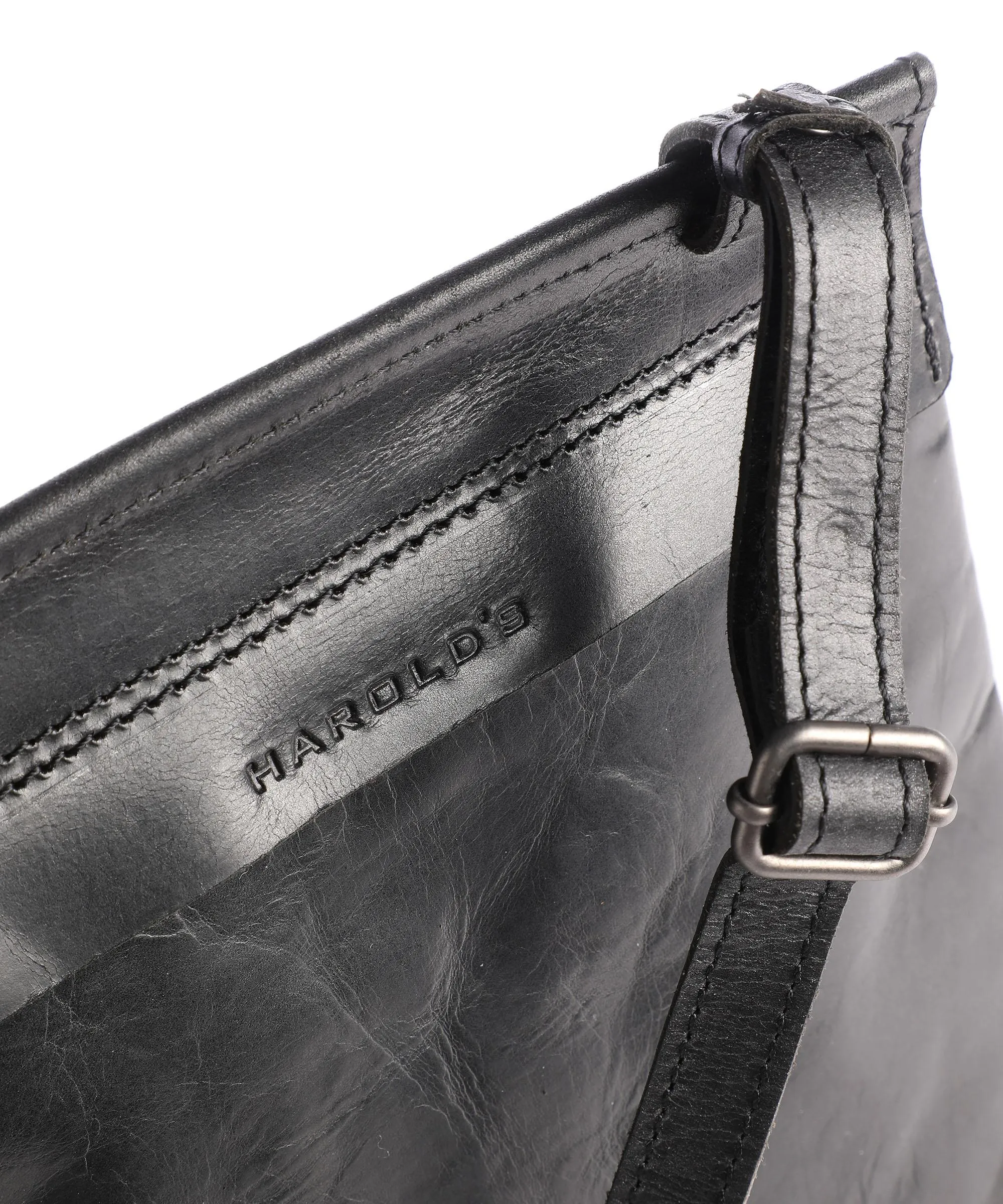  Harold's Aberdeen Borsa a tracolla pelle bovina nero  