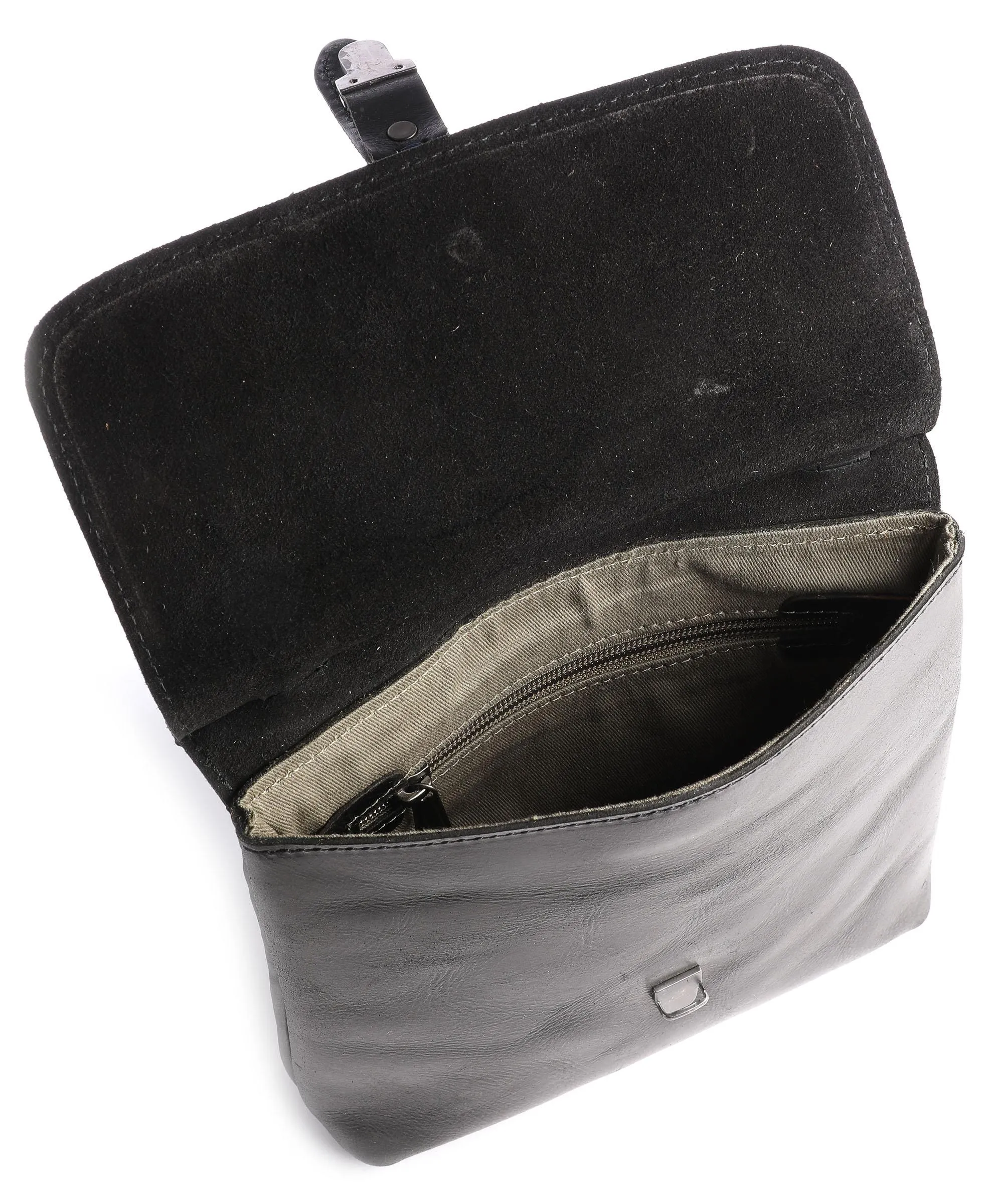  Harold's Aberdeen Borsa a tracolla pelle bovina nero  
