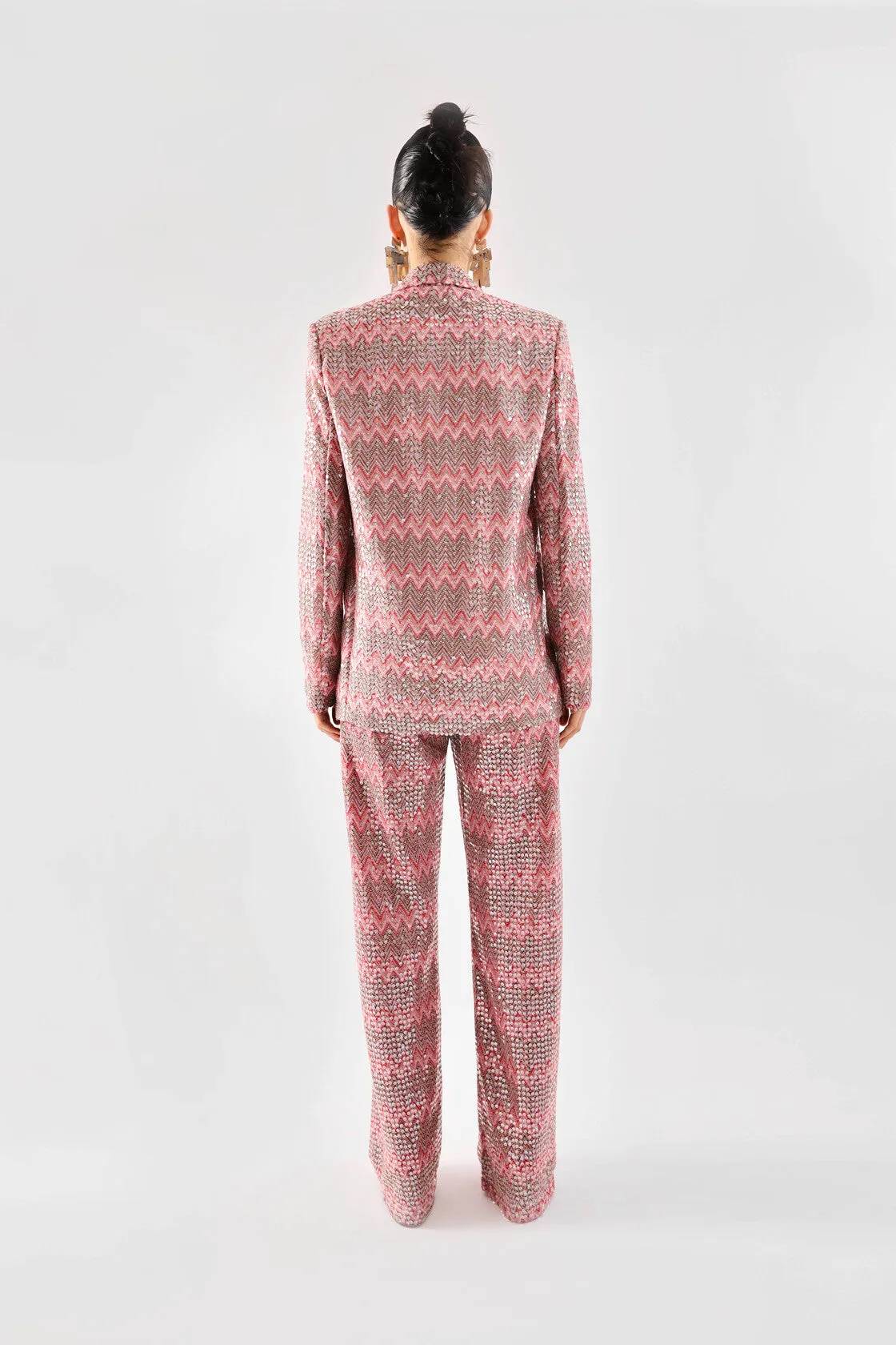 Haveone - PANTALONE DRITTO ELASTICO VITA fucsia