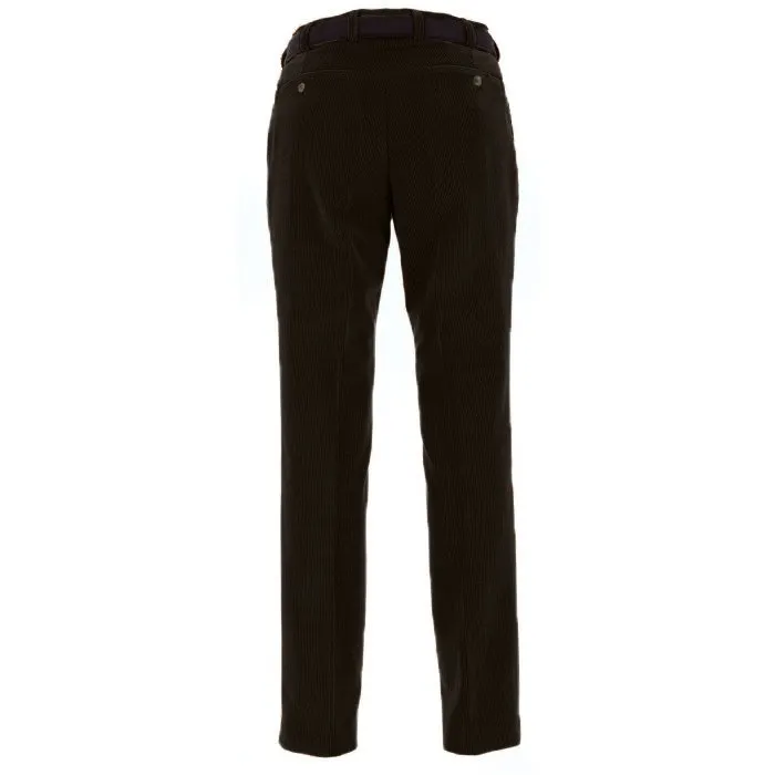 Henk ter Horst Pantaloni Trelana in velluto a coste elasticizzato di lana Marrone