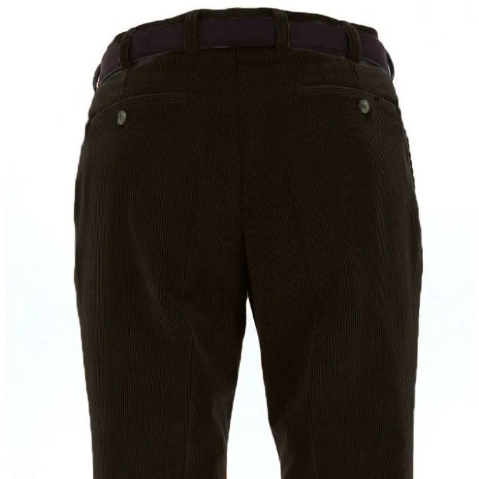 Henk ter Horst Pantaloni Trelana in velluto a coste elasticizzato di lana Marrone