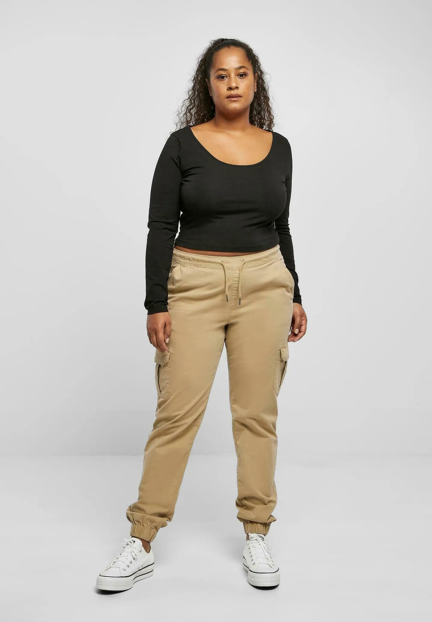 HIGH WAIST - Pantaloni cargo