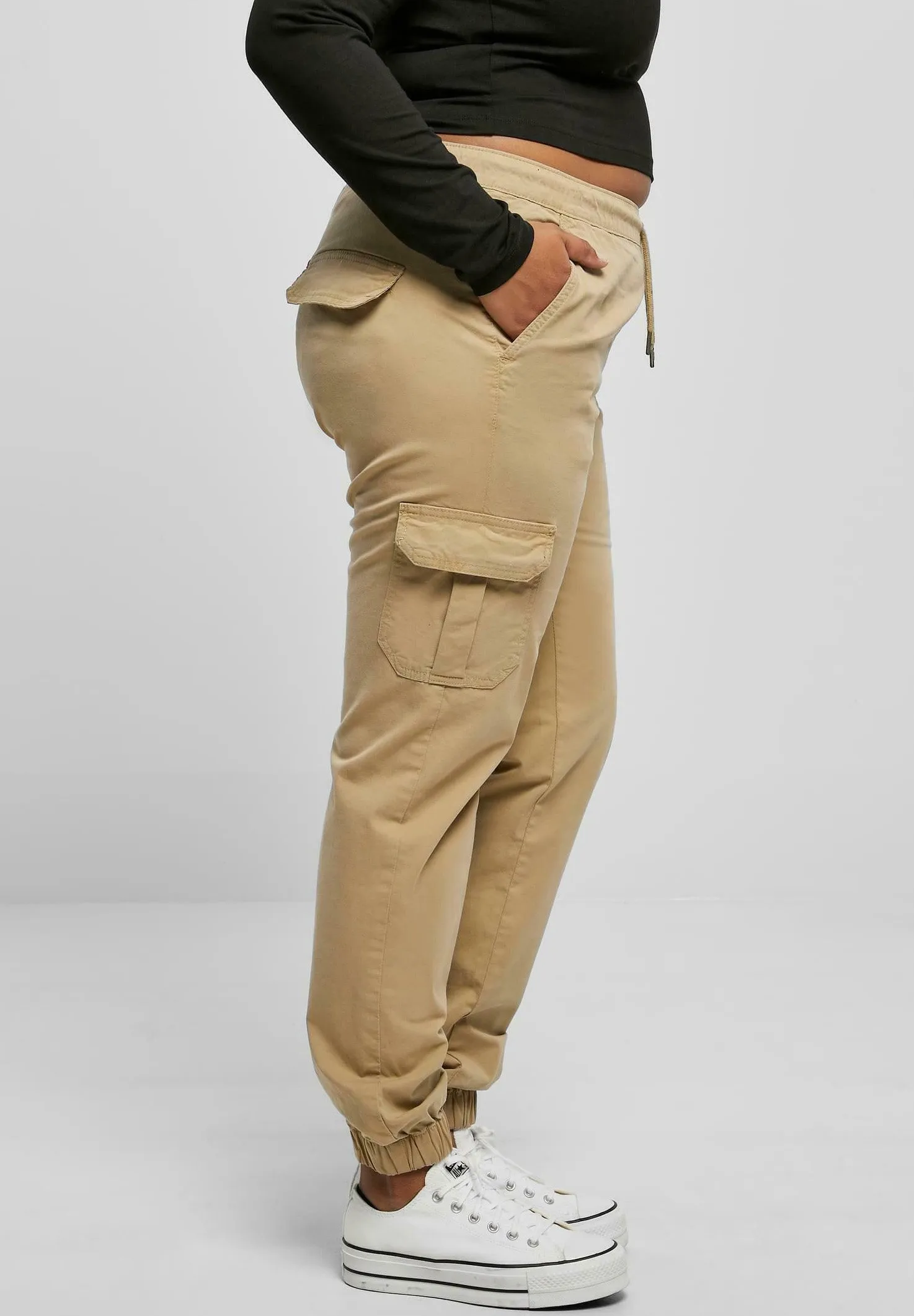 HIGH WAIST - Pantaloni cargo