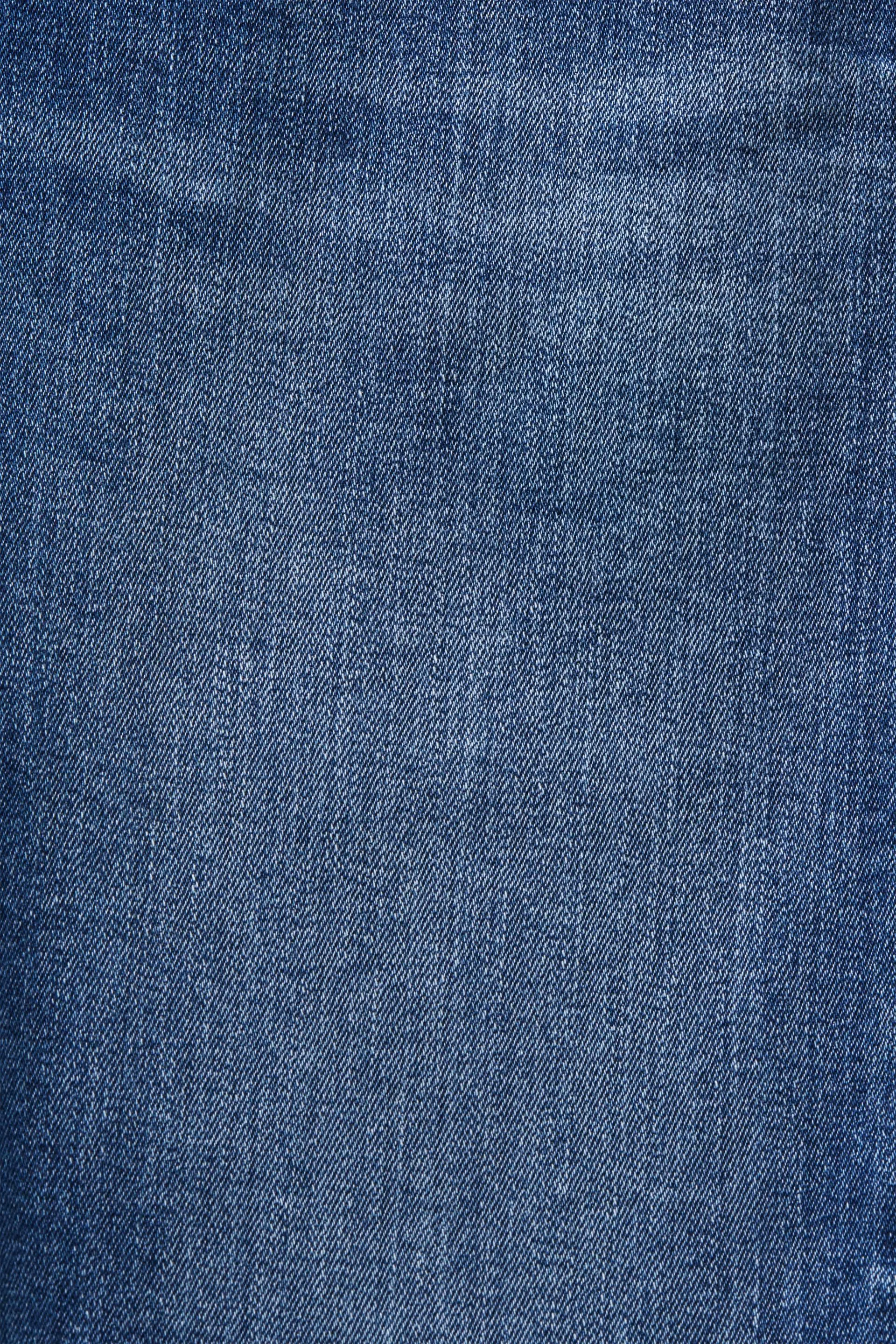 Jeans capri a vita media