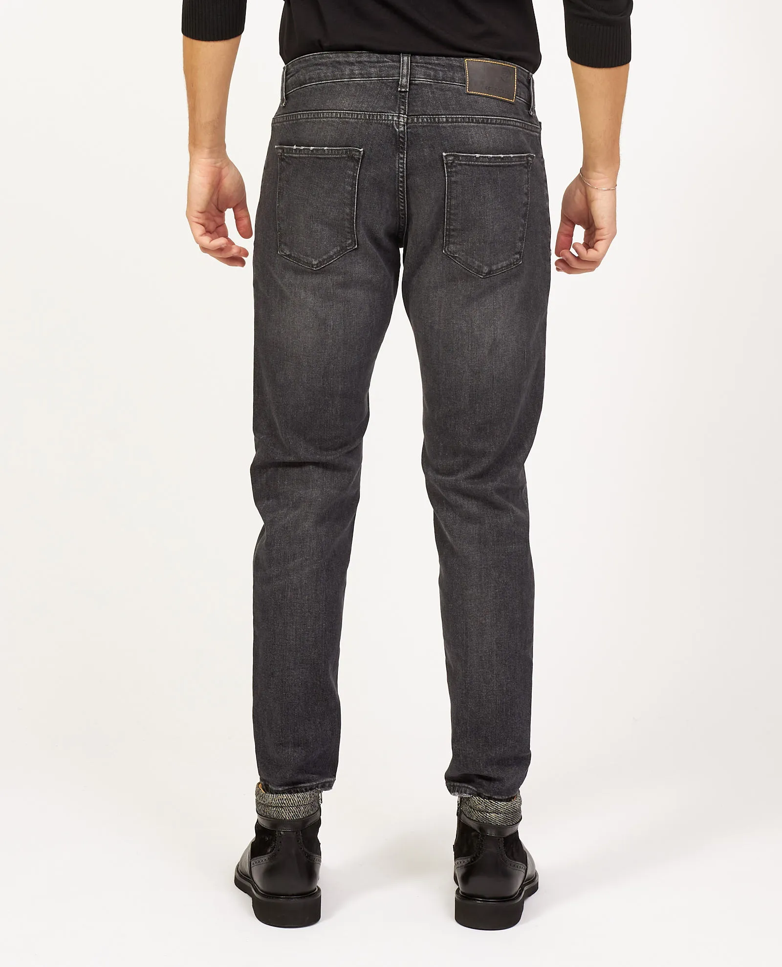 Jeans grigio SetteMezzo a 5 tasche slim fit
