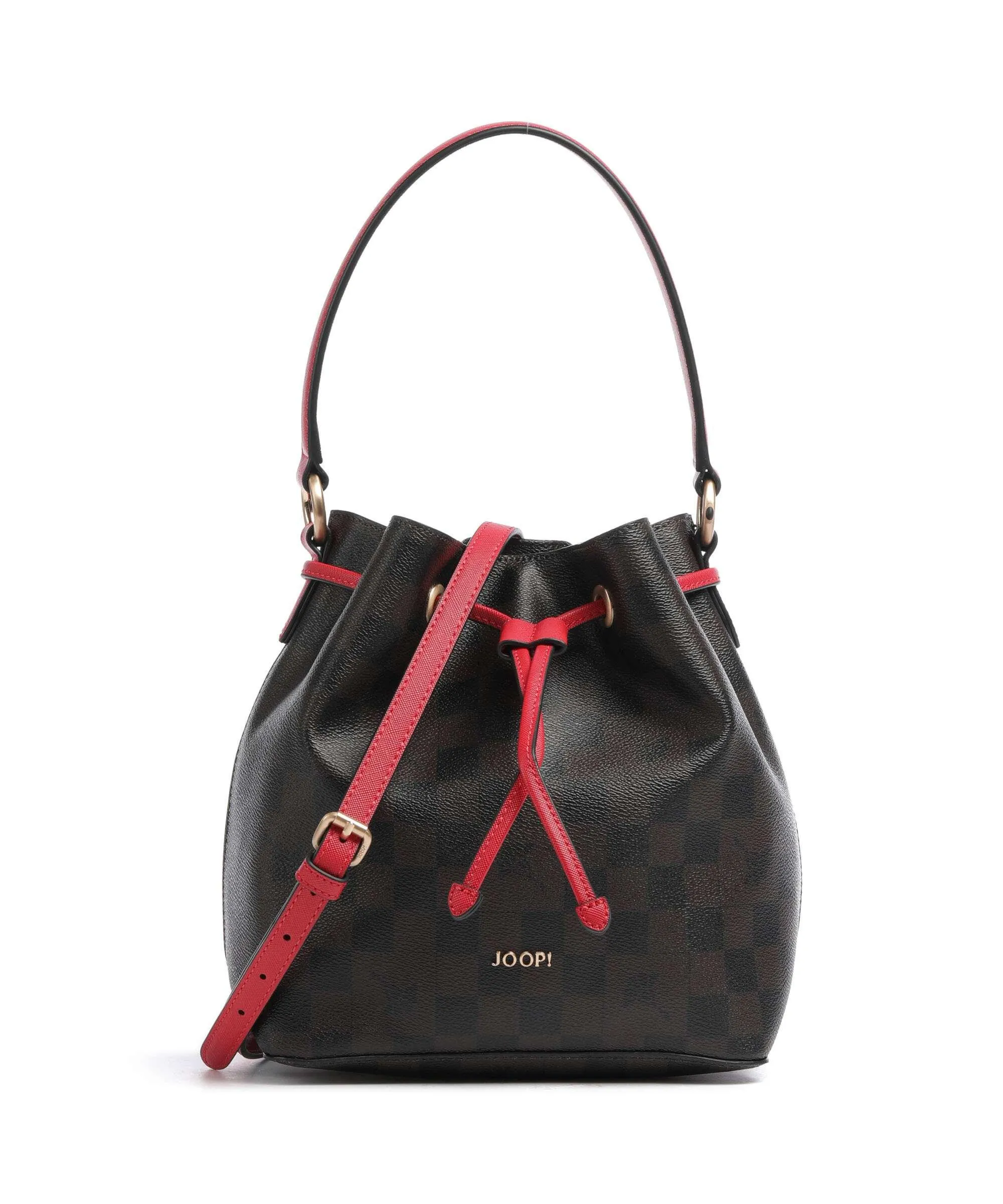  JOOP! Piazza Edition Franziska Borsa a secchiello pelle sintetica marrone scuro  
