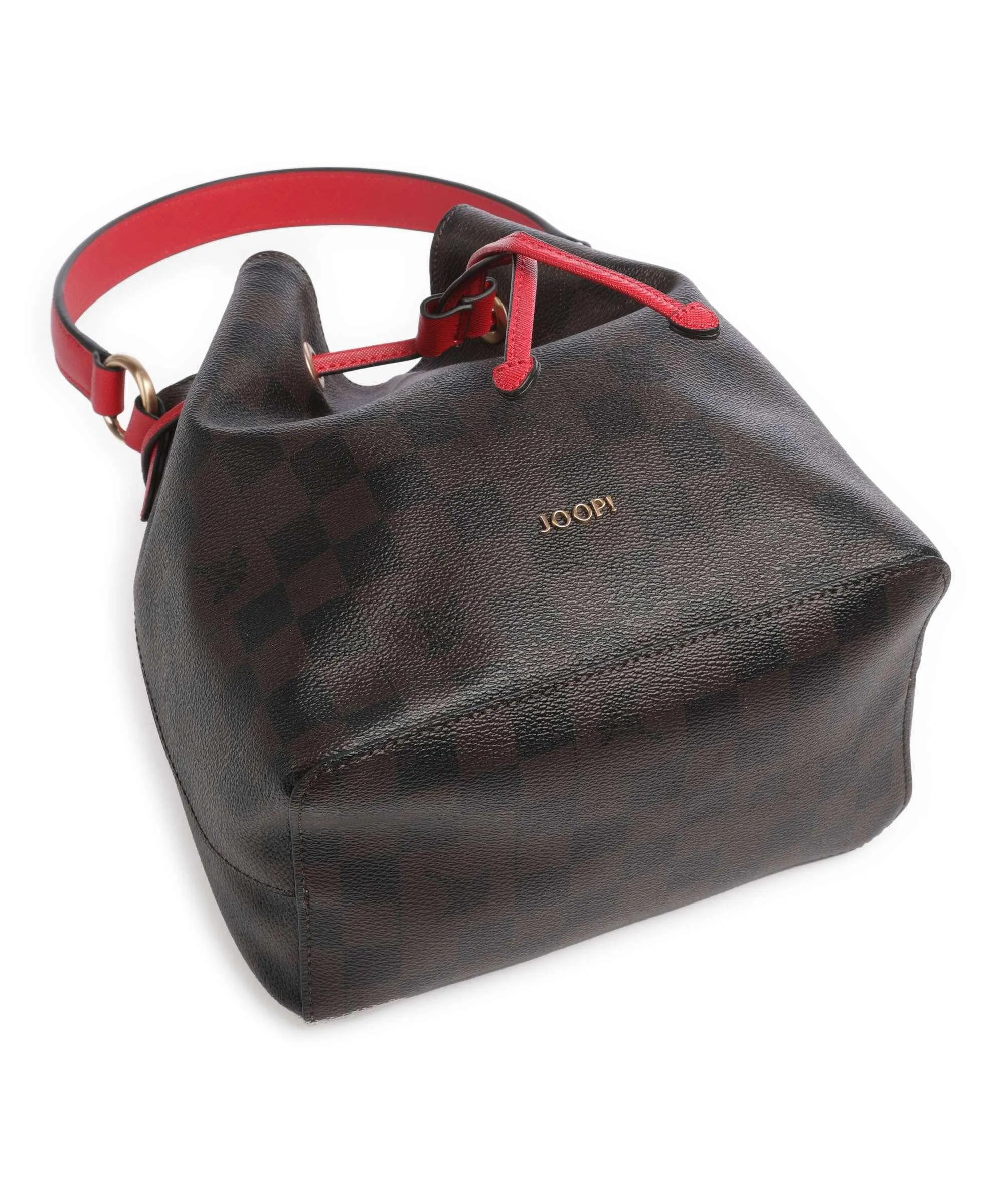  JOOP! Piazza Edition Franziska Borsa a secchiello pelle sintetica marrone scuro  