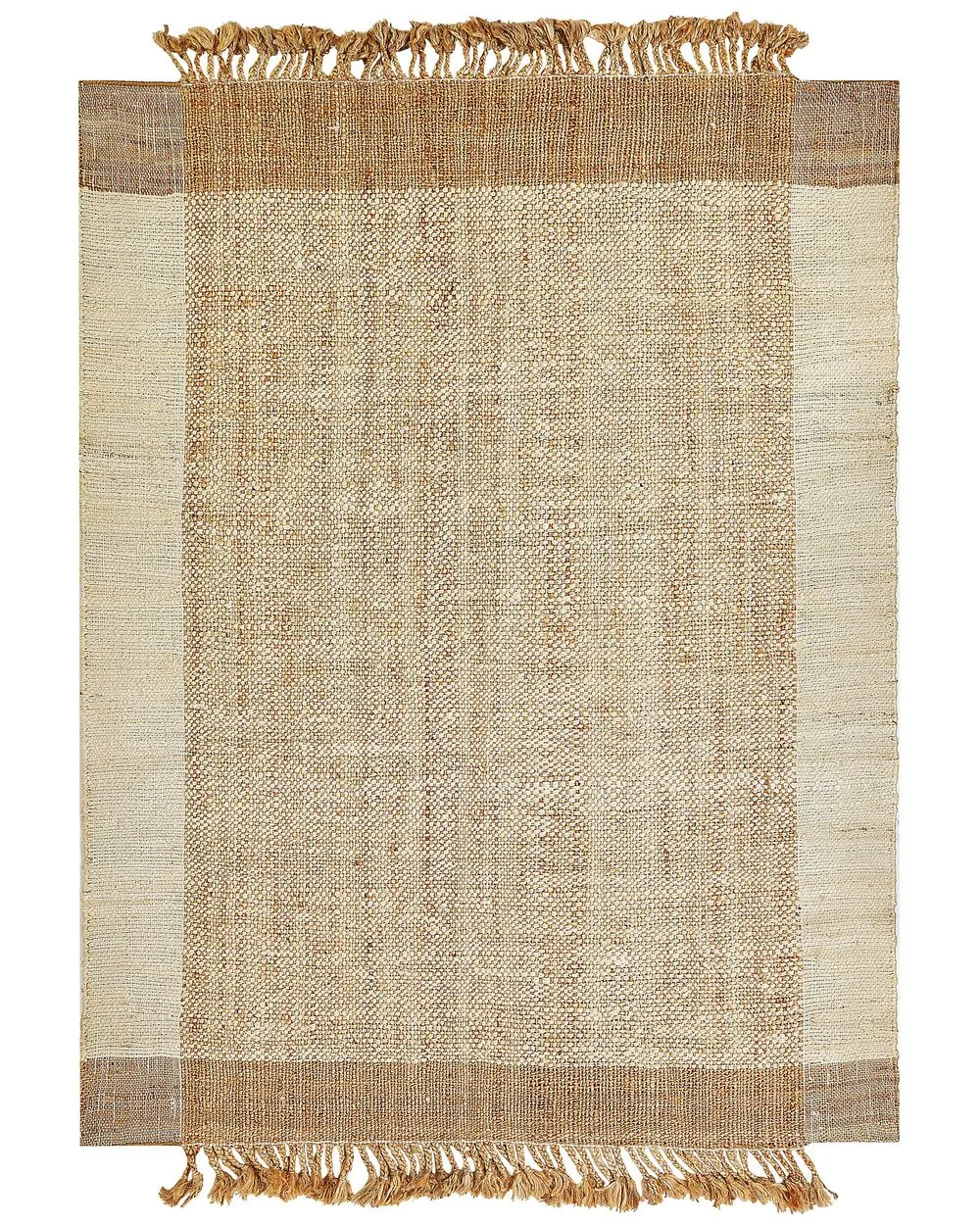 Jute Area Rug 160 x 230 cm Beige DEDEMLI