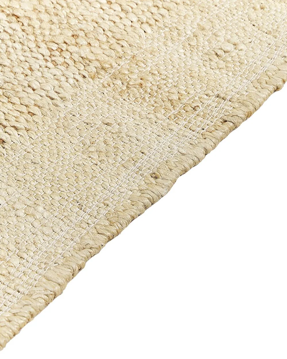 Jute Area Rug 160 x 230 cm Beige DEDEMLI