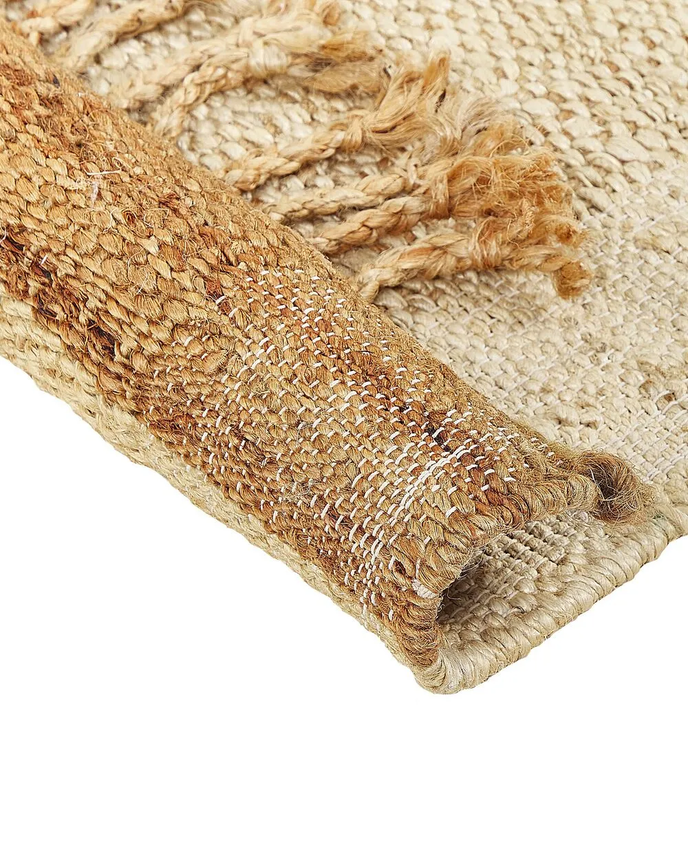 Jute Area Rug 160 x 230 cm Beige DEDEMLI