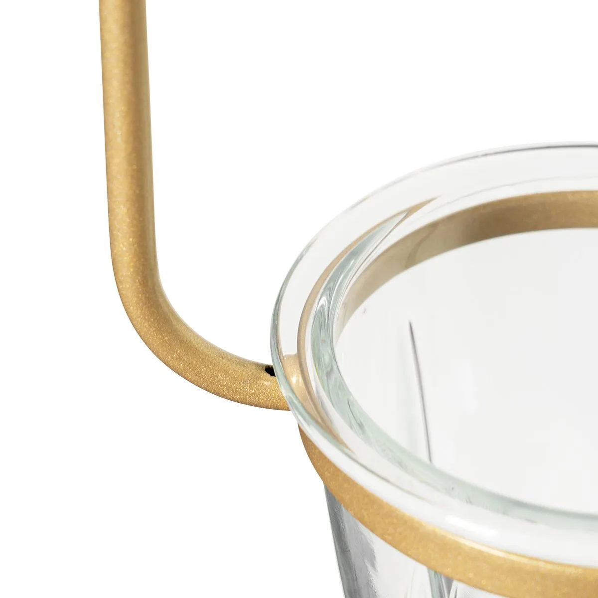 Lampada a sospensione art deco oro con vetro bianco 3 luci - Isabella