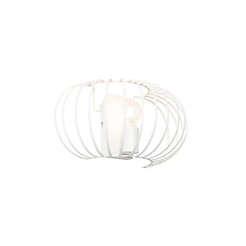 Lampada da parete design bianca 39 cm - Johanna