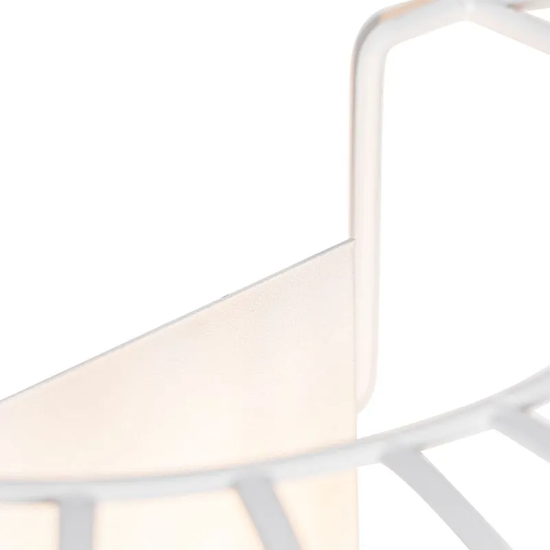 Lampada da parete design bianca 39 cm - Johanna