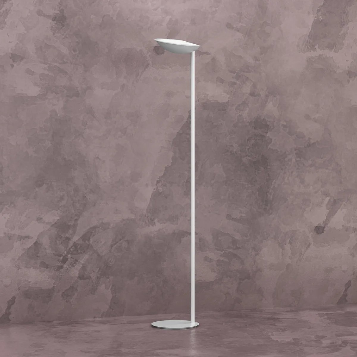 Lampada da Terra TOP LIGHT – MOOD Metallo Grigio Vetro Sabbiato