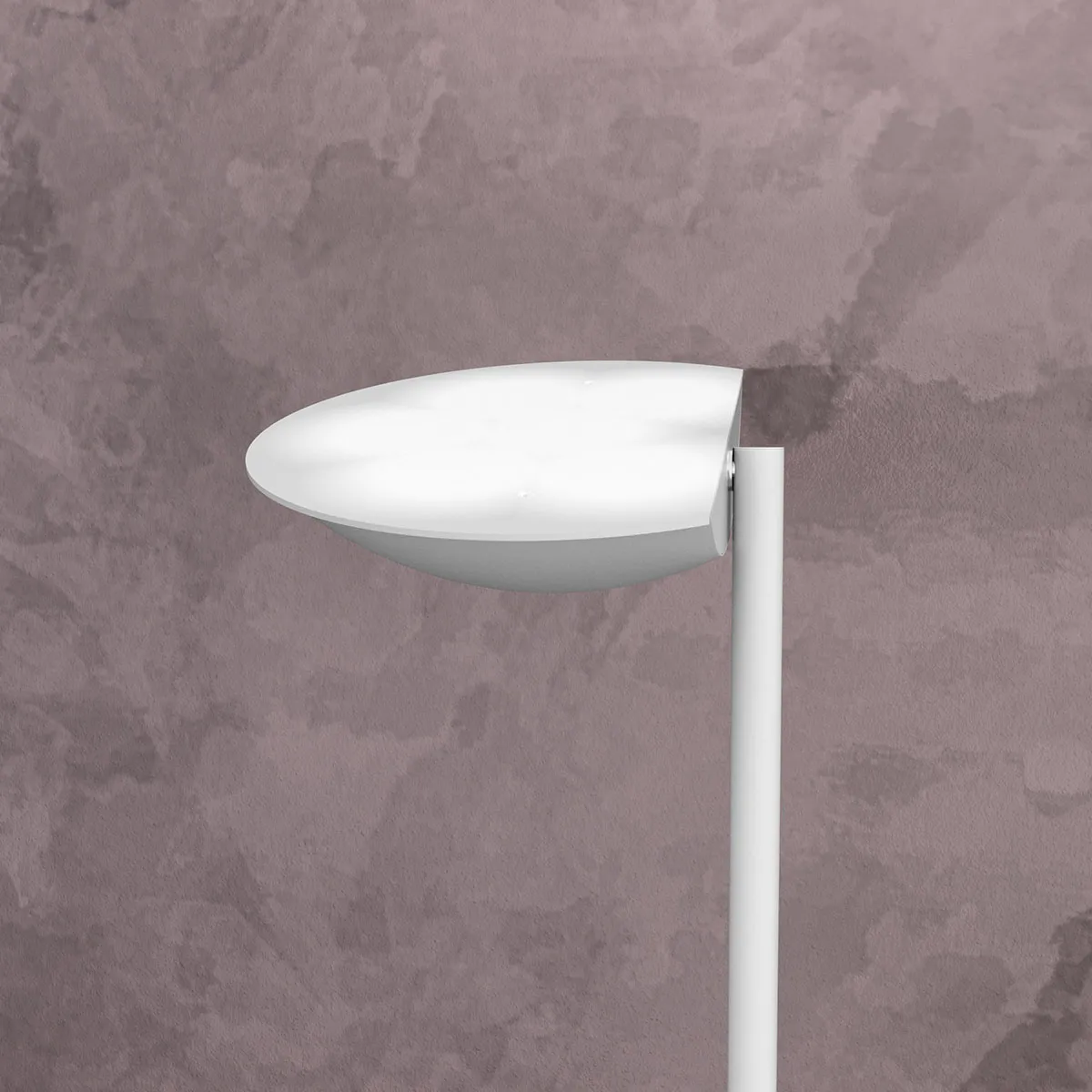 Lampada da Terra TOP LIGHT – MOOD Metallo Grigio Vetro Sabbiato