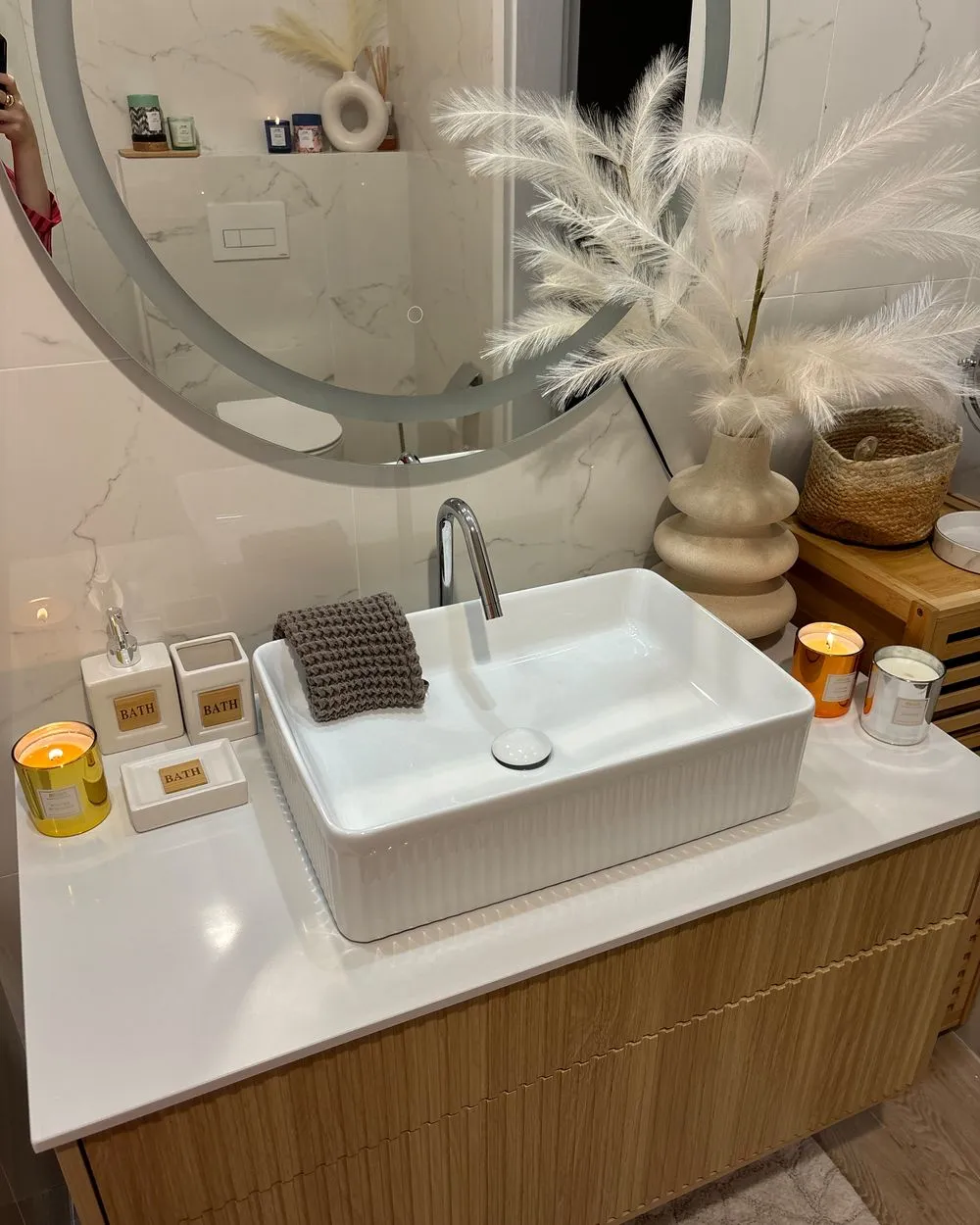 Lavabo bagno ceramica bianco 50 x 34 cm GELDO