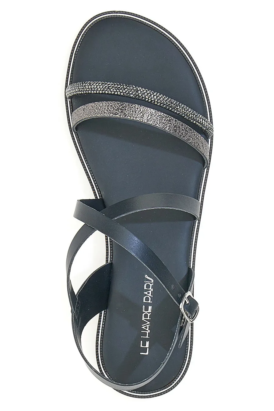   LE HAVRE PARIS Sandali Neri da Donna Le Havre Paris 5304