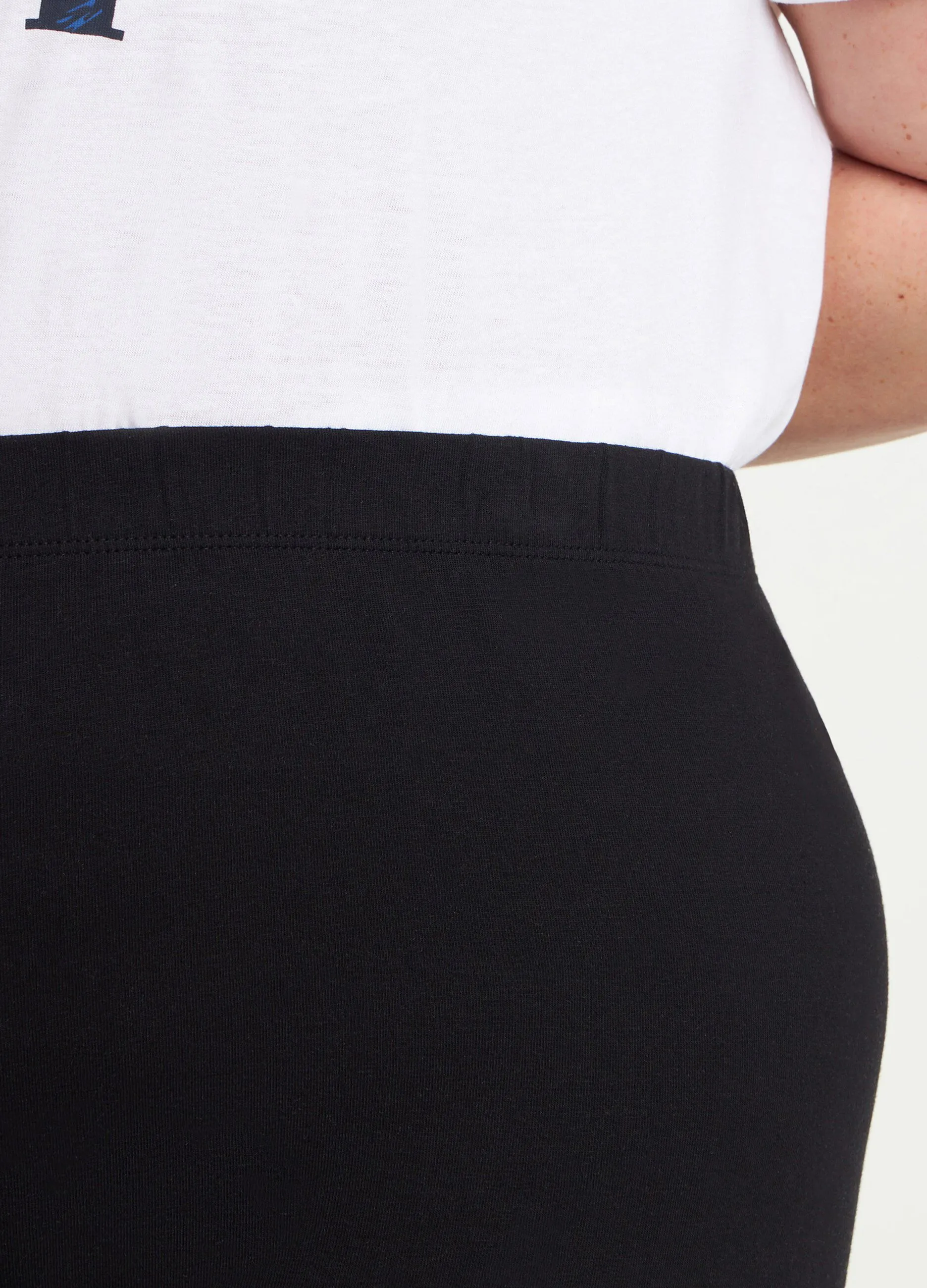 Leggings capri curvy donna