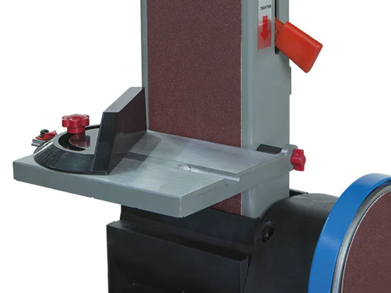 Levigatrice da banco a nastro e disco Fervi 0523 con tavola inclinabile 230V 0.375kW