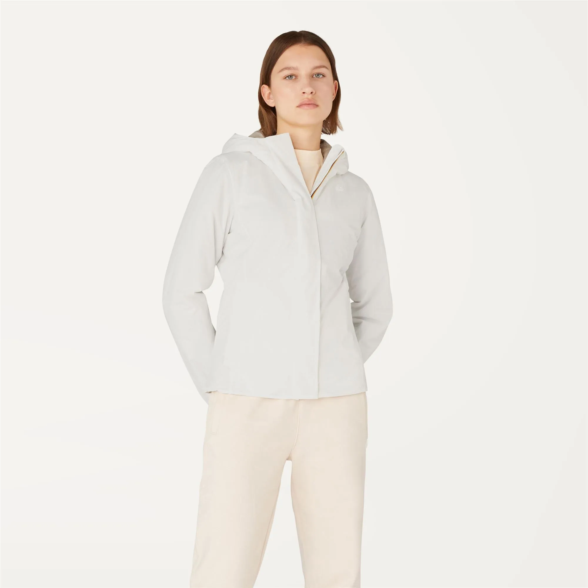 LILY MICRO RIPSTOP MARMOTTA WHITE-BEIGE GREY