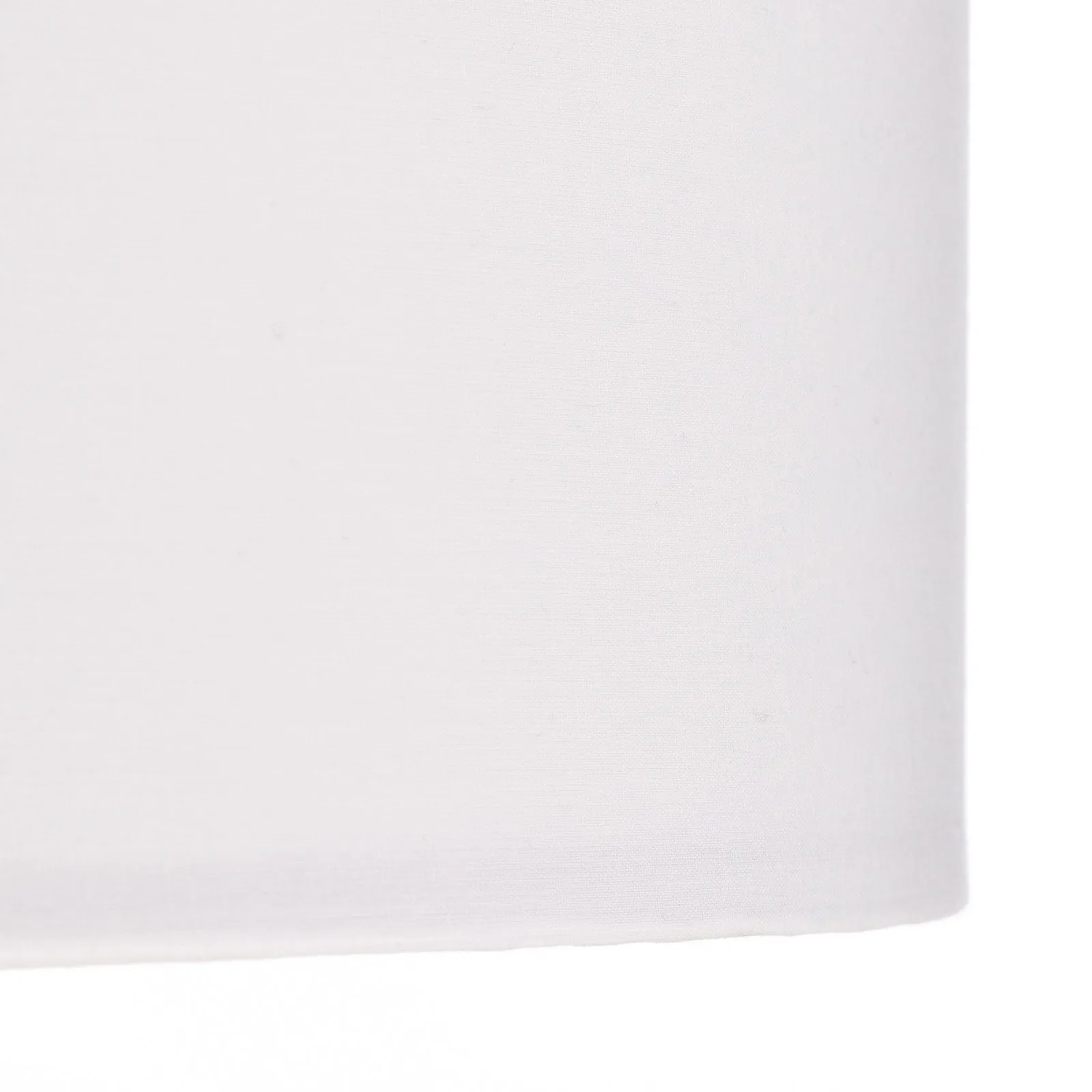 Lindby lampada a sospensione Sebatin, Ø 40 cm, bianco, tessuto, E27