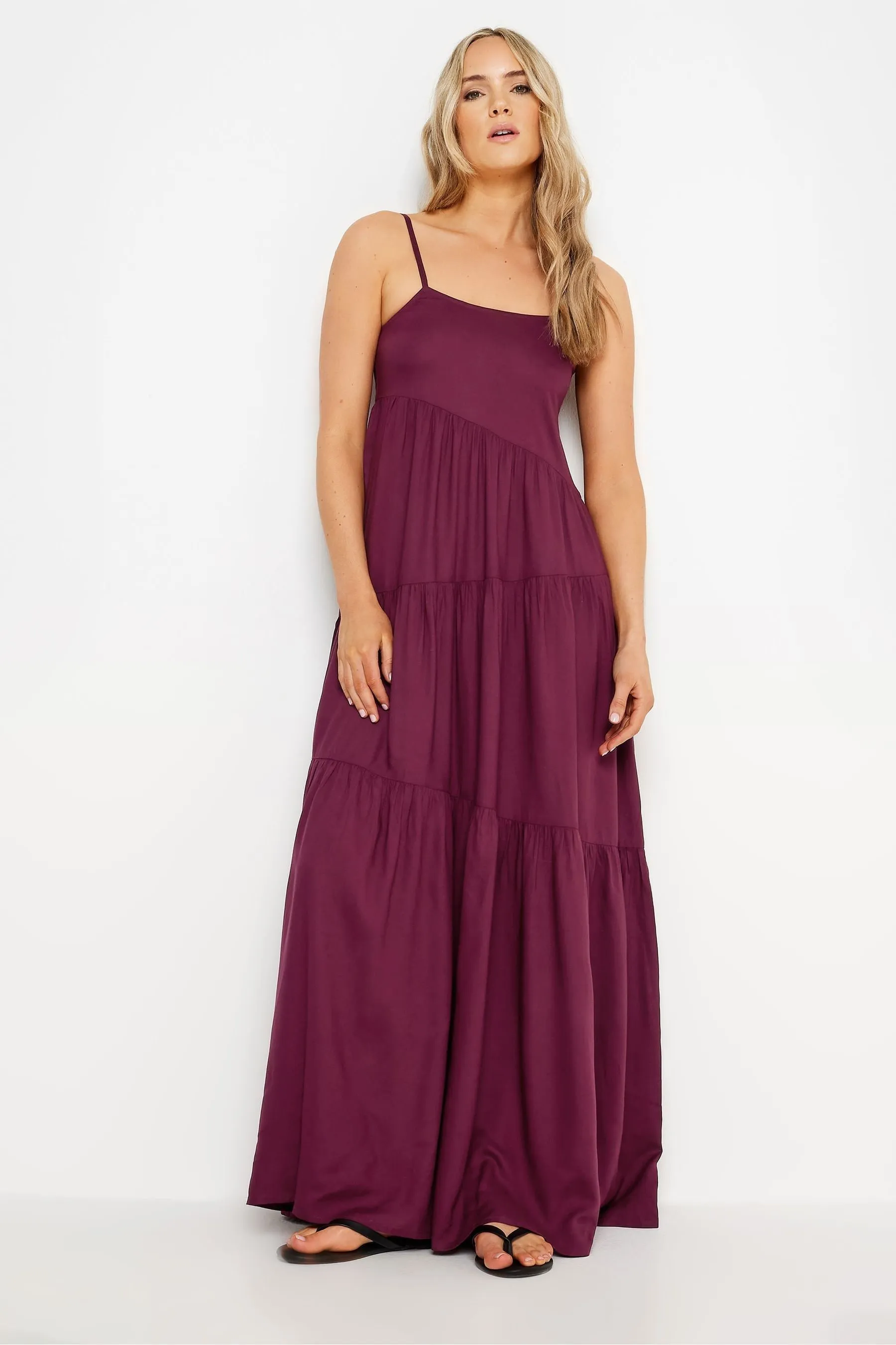 Long Tall Sally - Abito asimmetrico al polpaccio a balze
