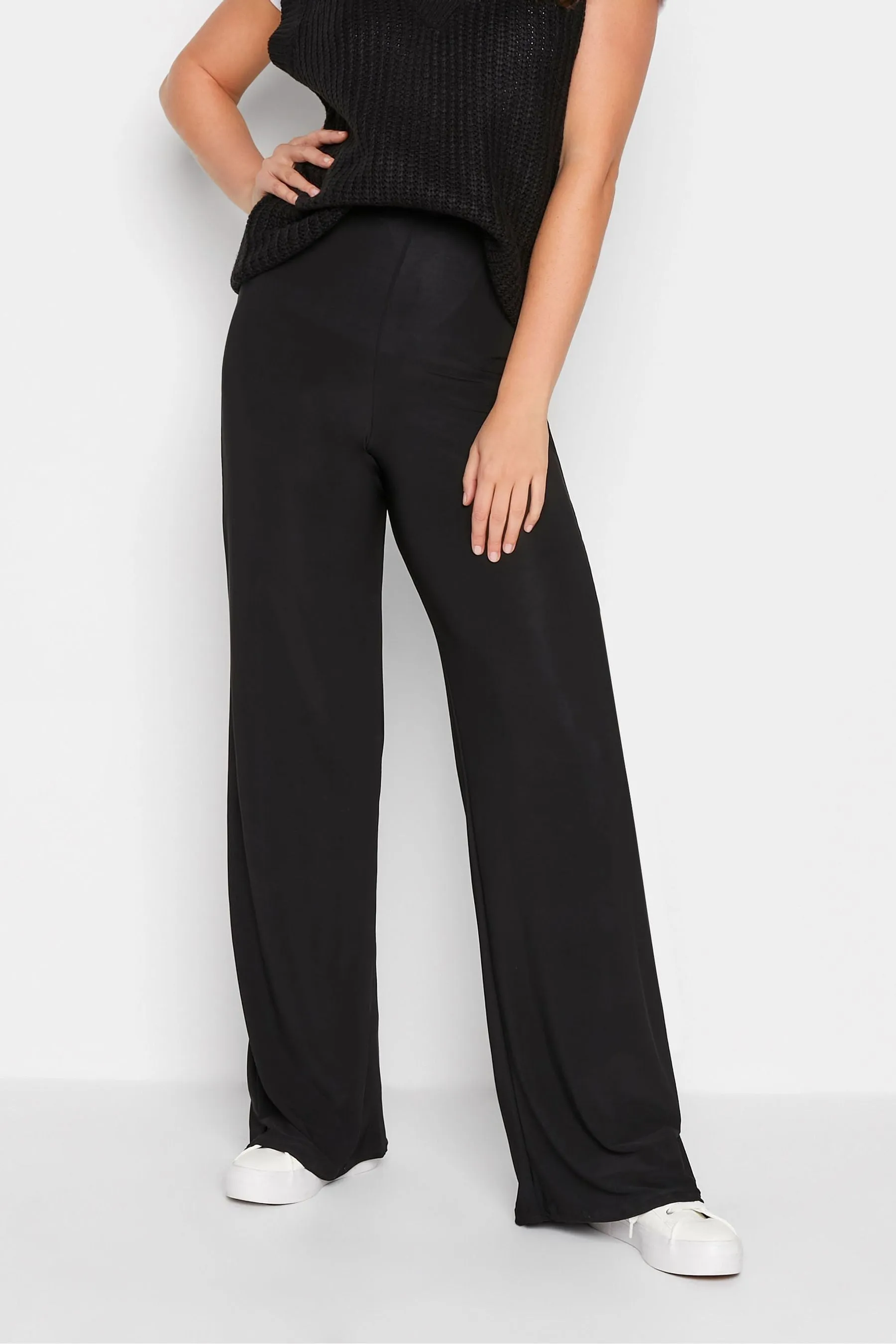 Long Tall Sally - Palazzo - Pantaloni elasticizzata con fondo ampio