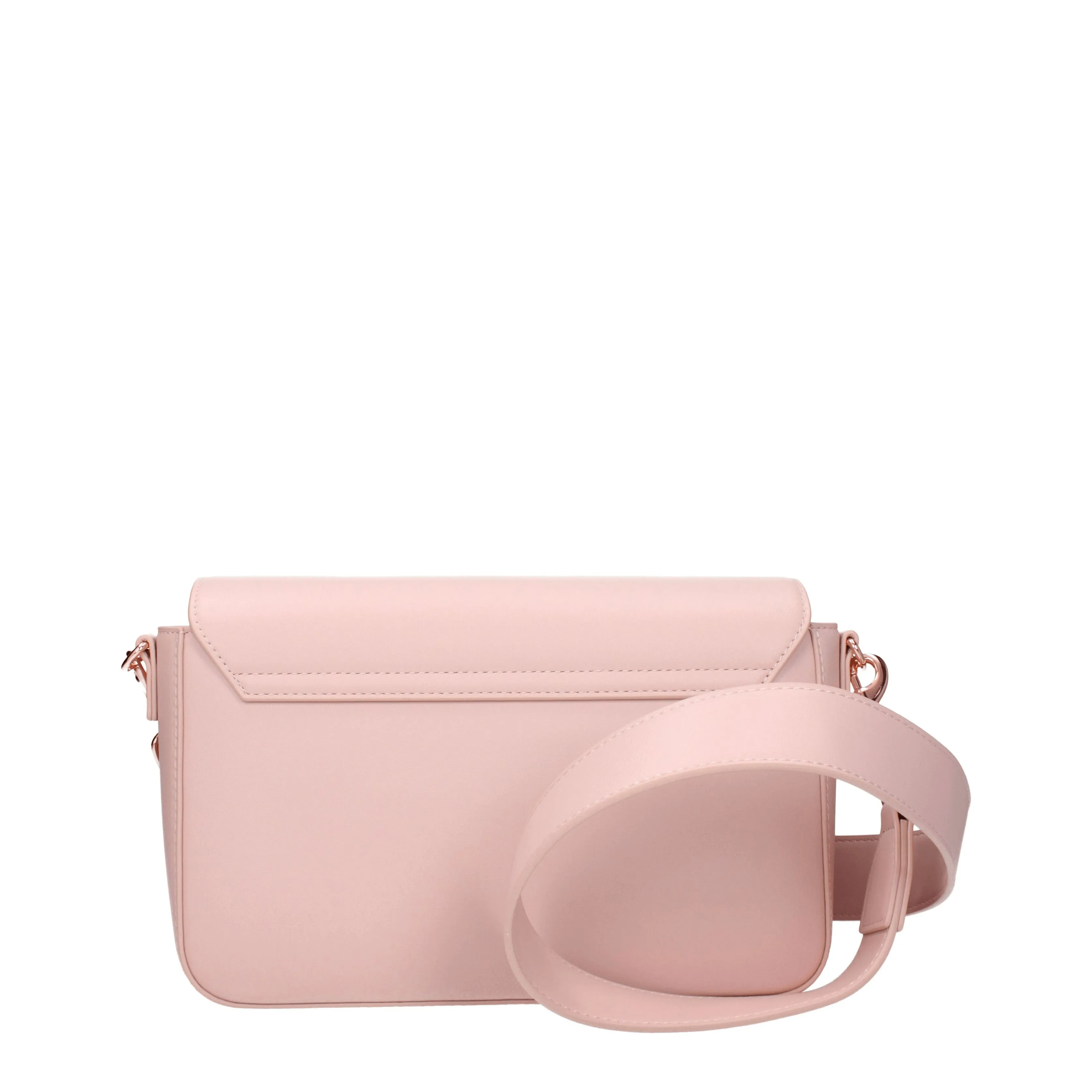 Love Moschino Borse a Spalla Donna Poliuretano Rosa/Rosa Cipria