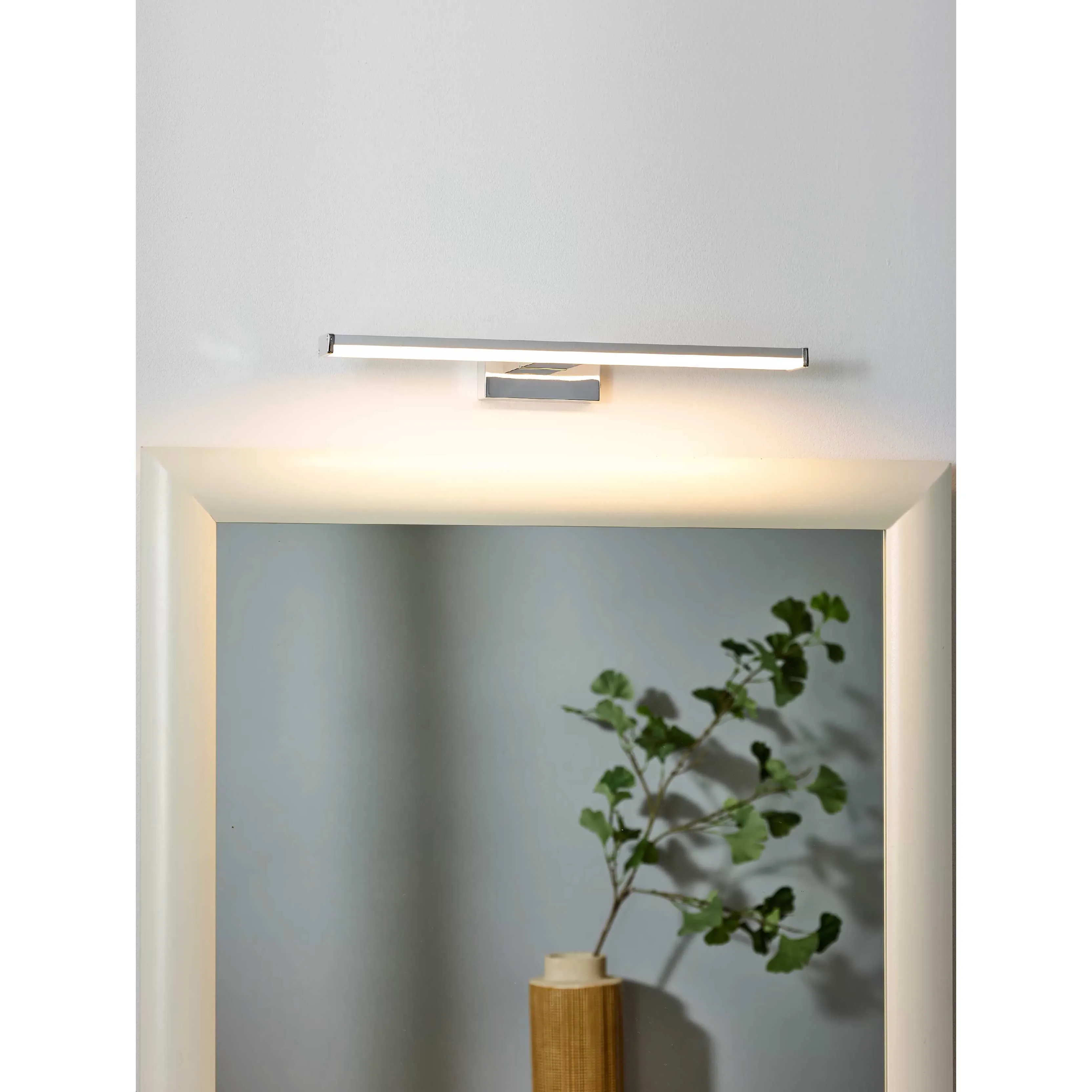 Lucide  Applique da parete piccola da bagno con struttura in alluminio e diffusore a LED Onno - 8W - 3000k Luce Calda