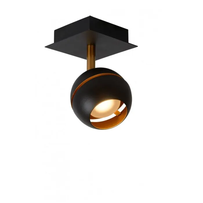 Lucide BINARI faretto LED Nero, 1-Luce