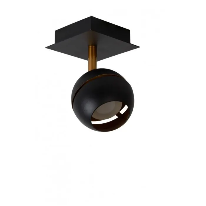 Lucide BINARI faretto LED Nero, 1-Luce