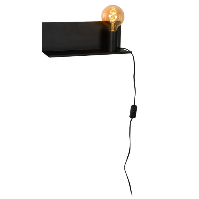 Lucide SEBO Lampada di lettura per letto Nero, 1-Luce