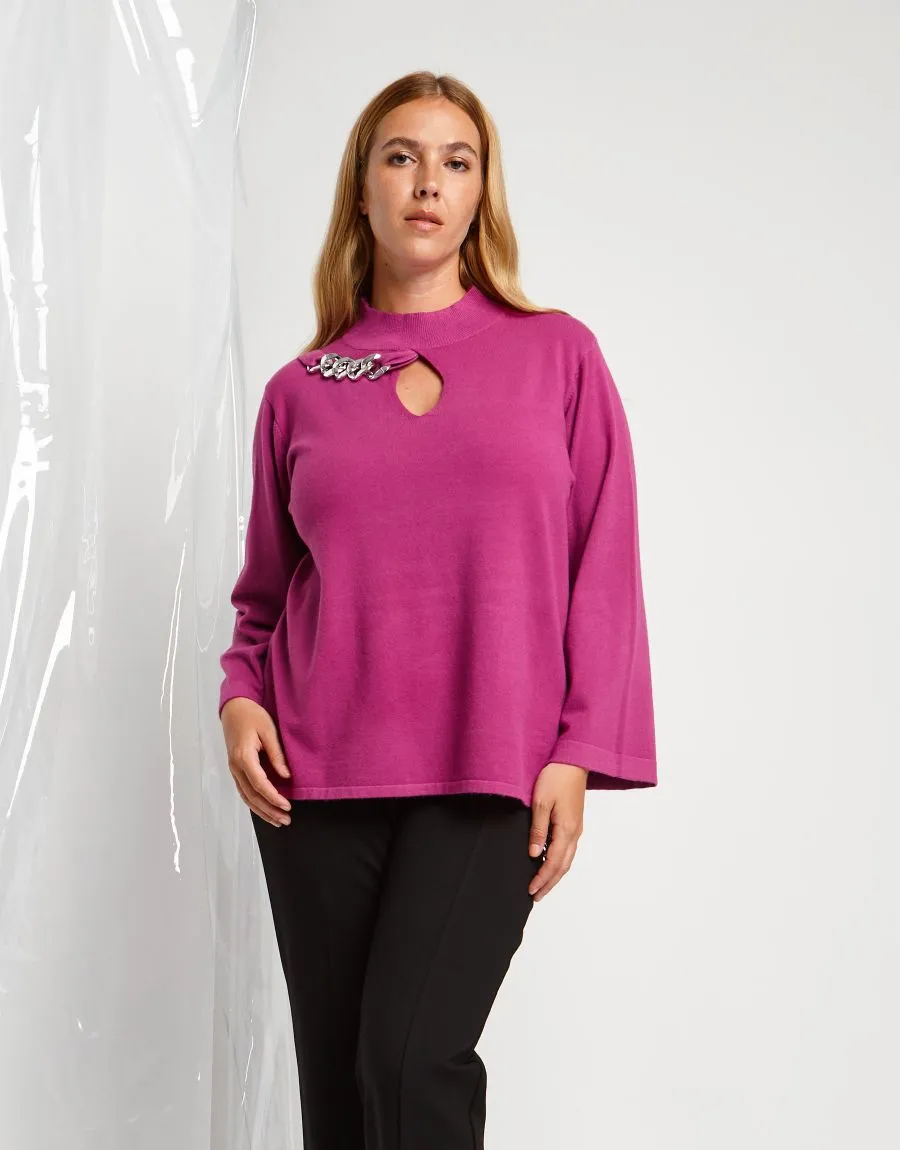 Maglia con dettaglio a catena