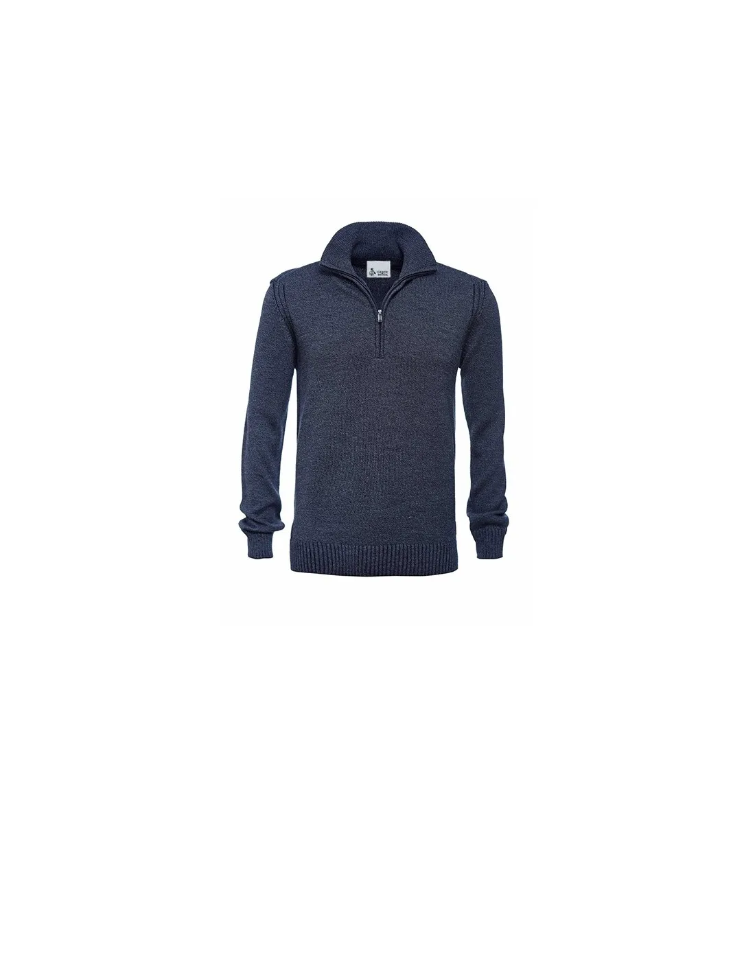 Maglia Mezza Zip Melange Punto Milano A / I