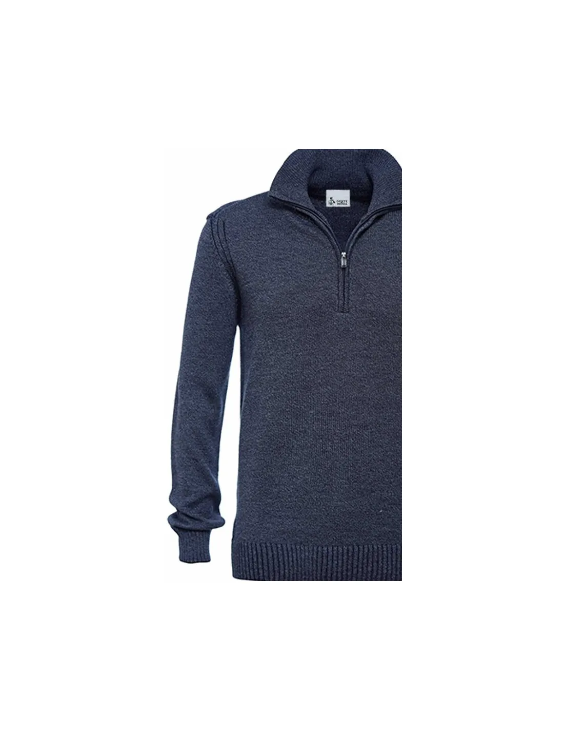 Maglia Mezza Zip Melange Punto Milano A / I