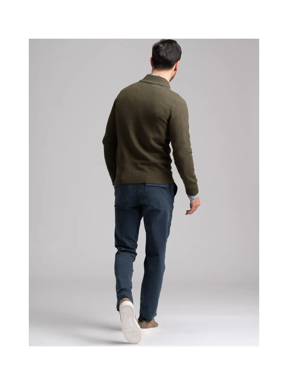 Maglia uomo lupetto misto cashmere
