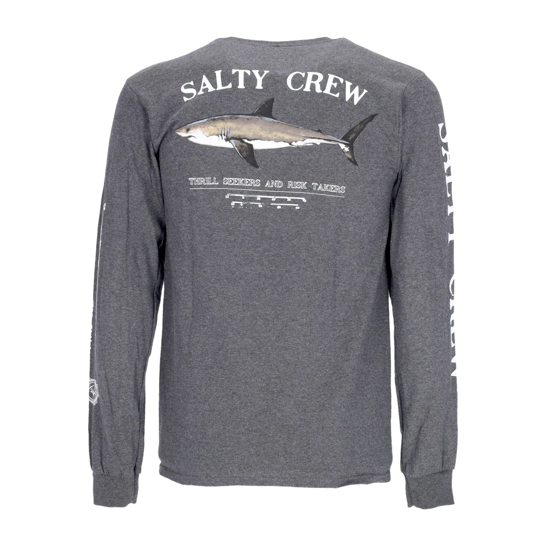 Maglietta Manica Lunga Uomo Bruce L/s Tee Charcoal Heather