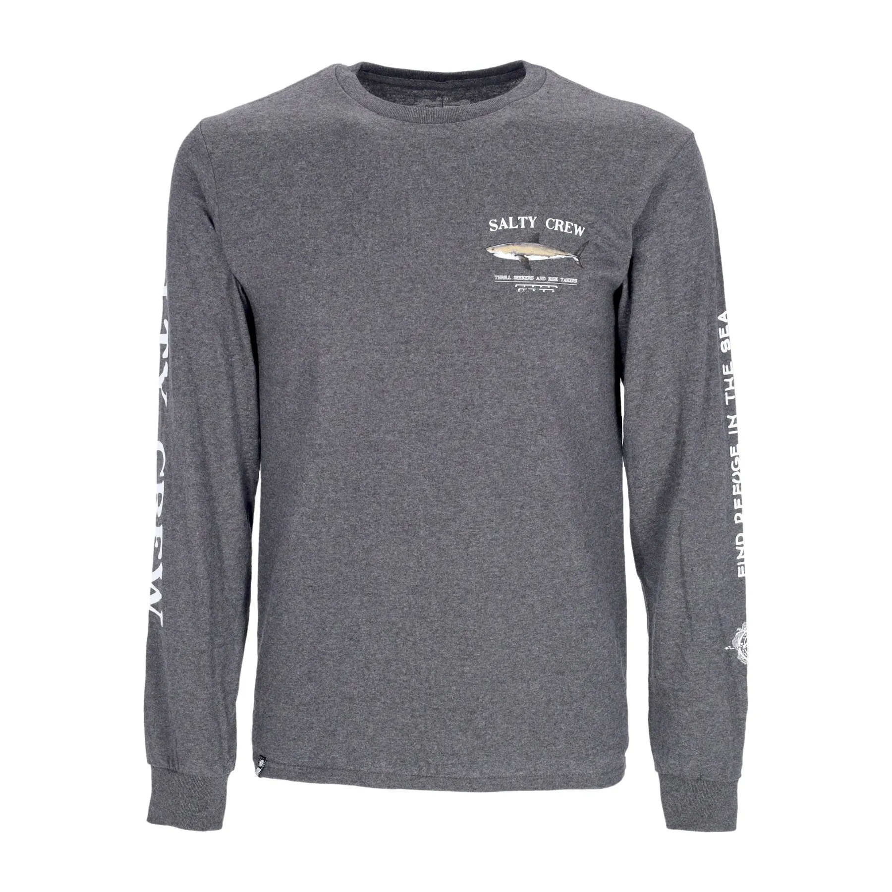 Maglietta Manica Lunga Uomo Bruce L/s Tee Charcoal Heather