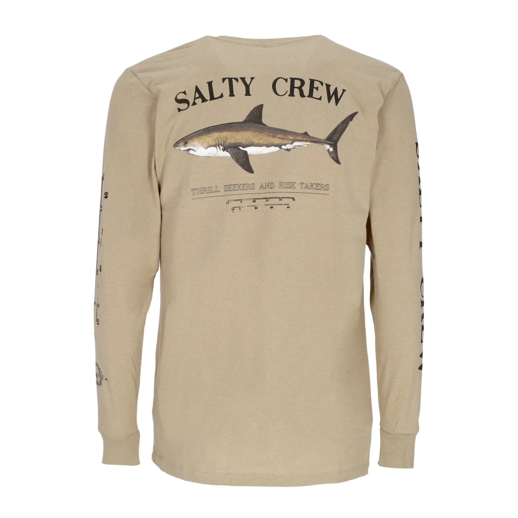 Maglietta Manica Lunga Uomo Bruce L/s Tee Khaki Heather