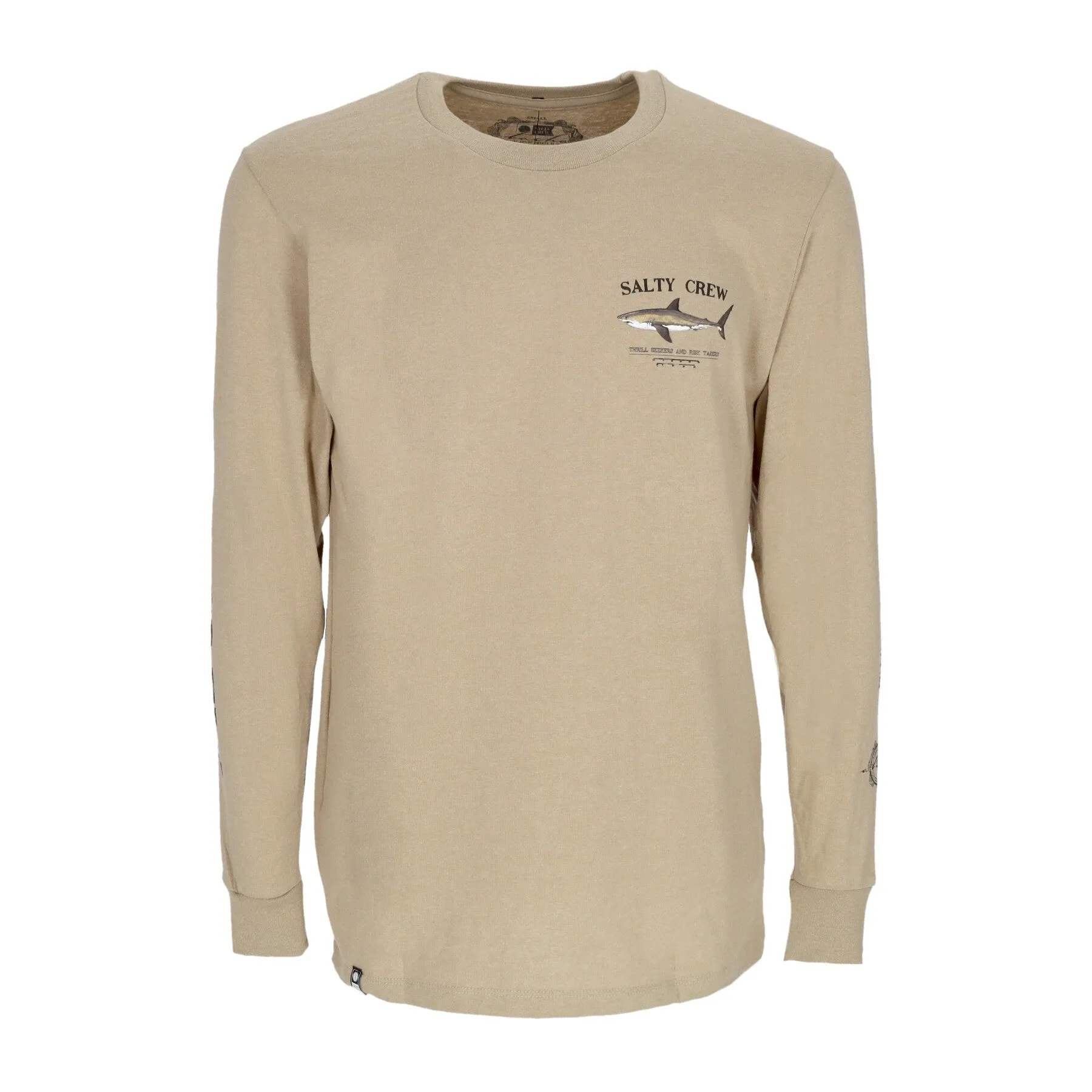 Maglietta Manica Lunga Uomo Bruce L/s Tee Khaki Heather