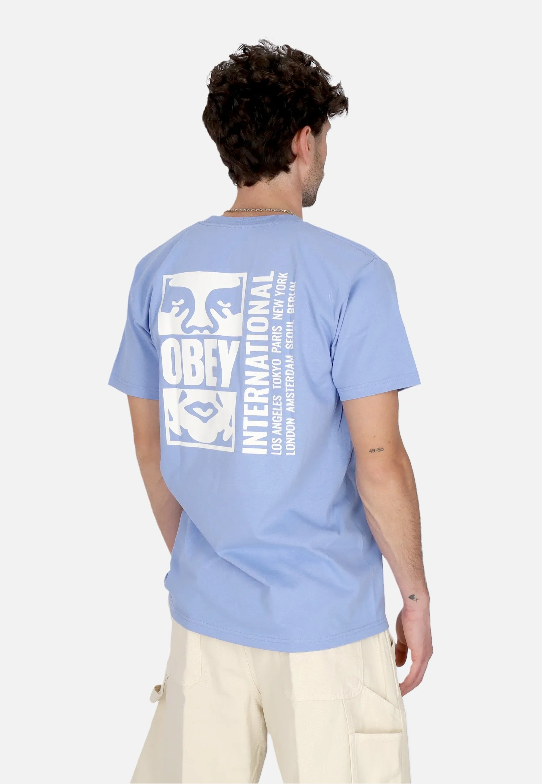 Maglietta Uomo Icon Split Classic Tee Digital Violet