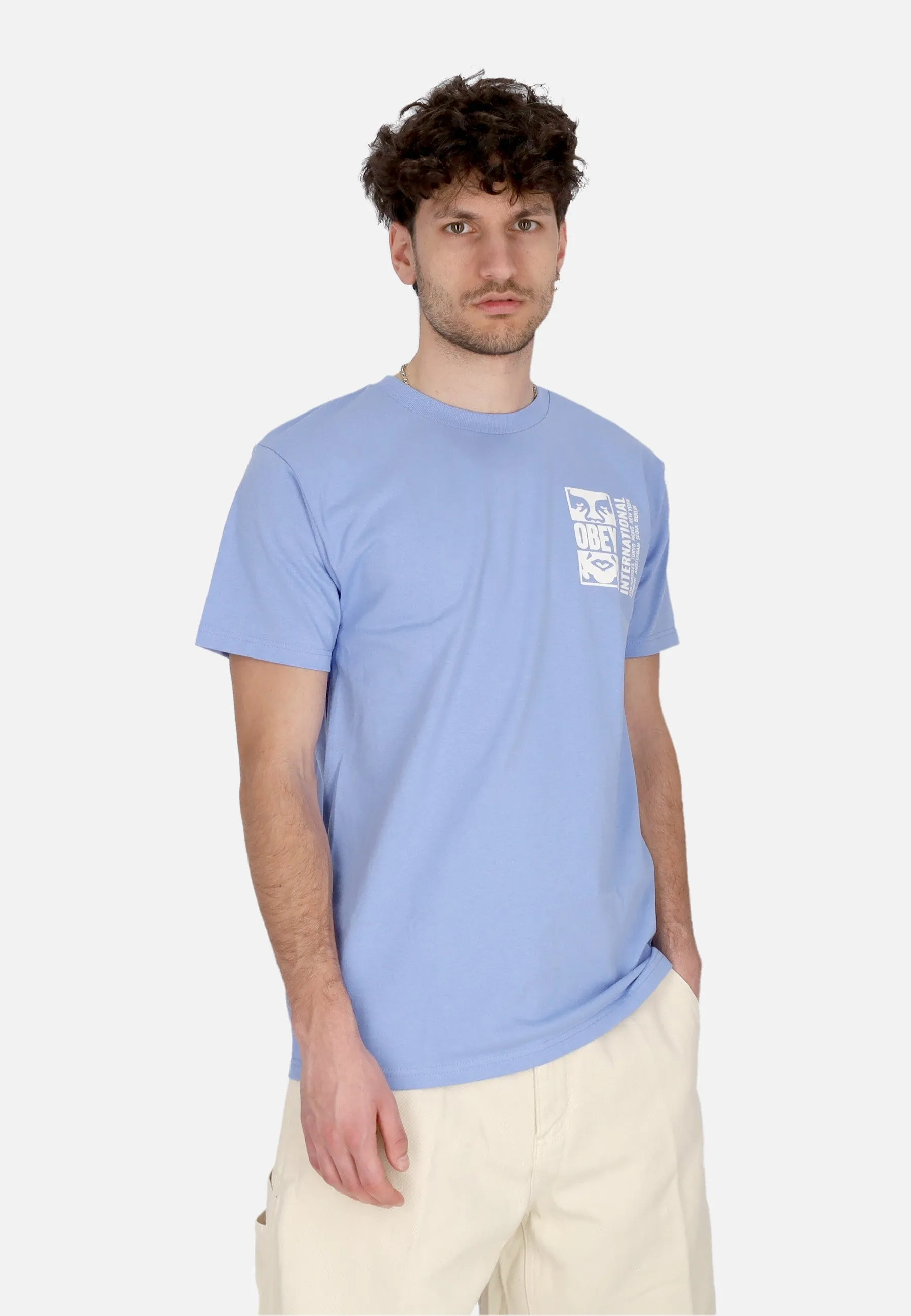 Maglietta Uomo Icon Split Classic Tee Digital Violet