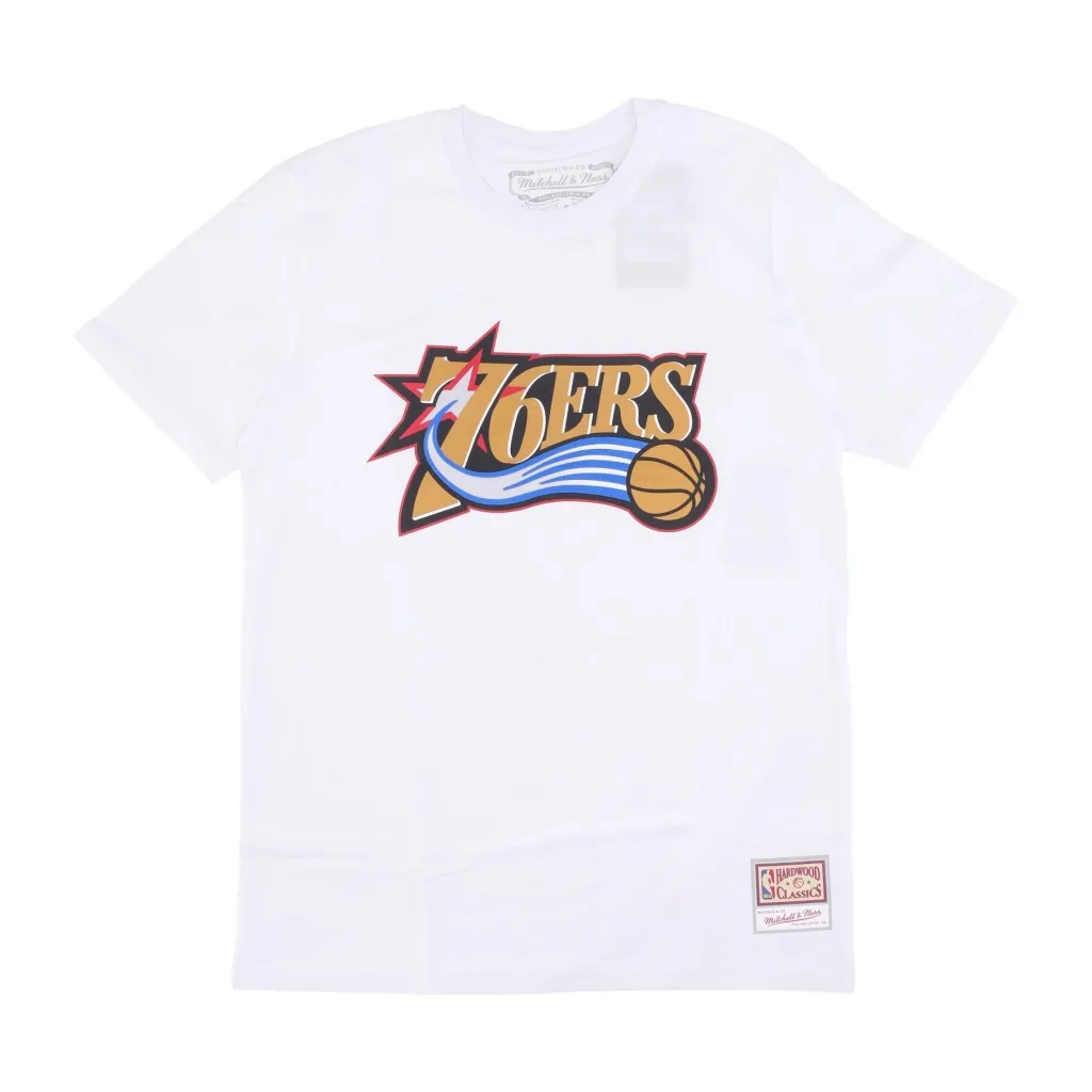 maglietta uomo nba team logo tee upd phi76e WHITE