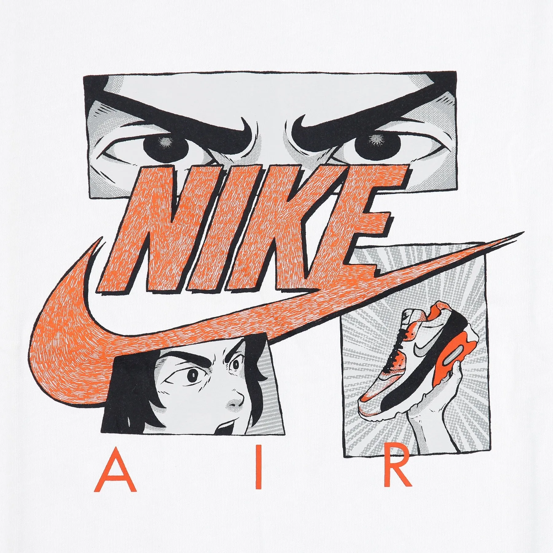 Maglietta Uomo Sportswear Manga Tee White