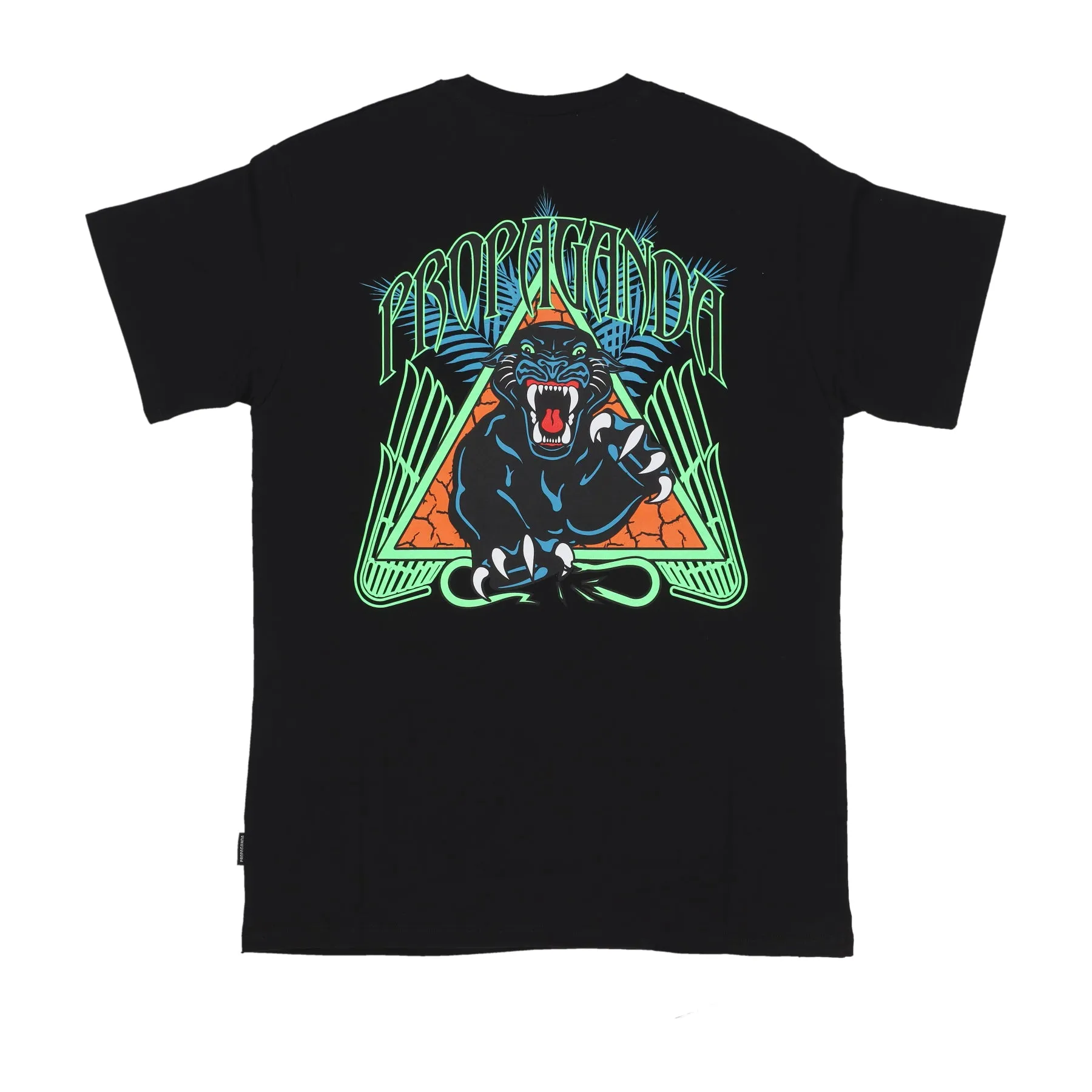 Maglietta Uomo Triangle Panther Tee Black